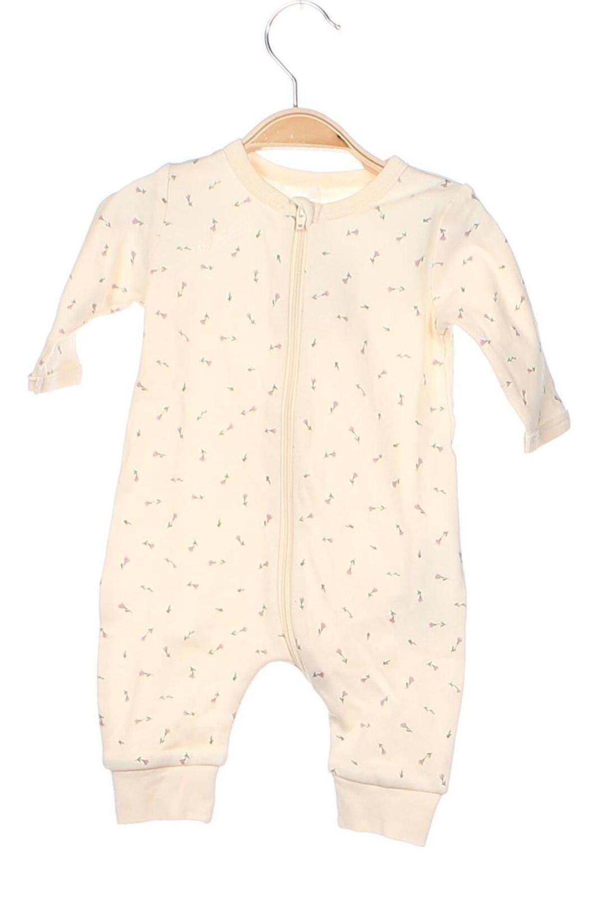 Детска пижама Name It, Размер 2-3m/ 56-62 см, Цвят Бежов, Цена 25,20 лв.