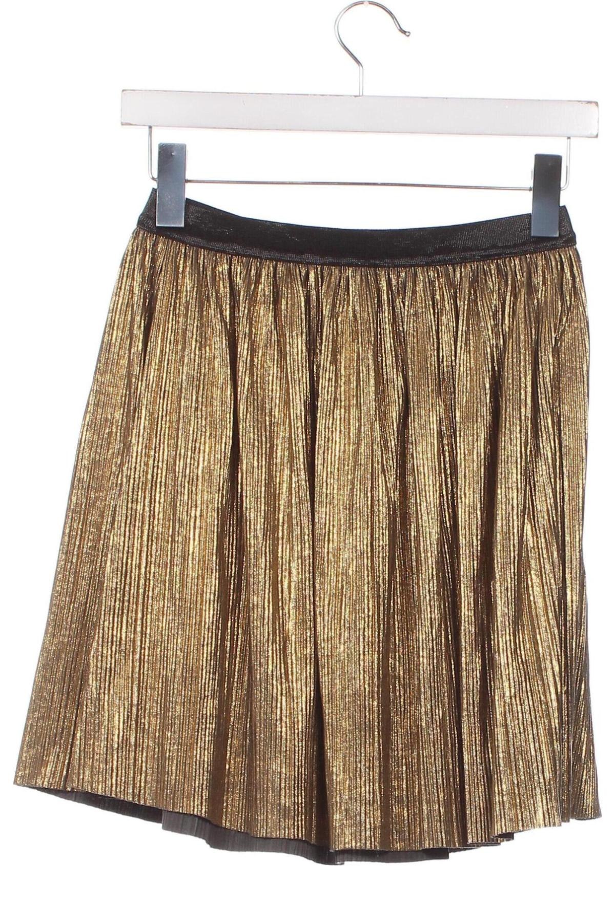 Παιδική φούστα Yfk, Μέγεθος 12-13y/ 158-164 εκ., Χρώμα Χρυσαφί, Τιμή 16,08 €