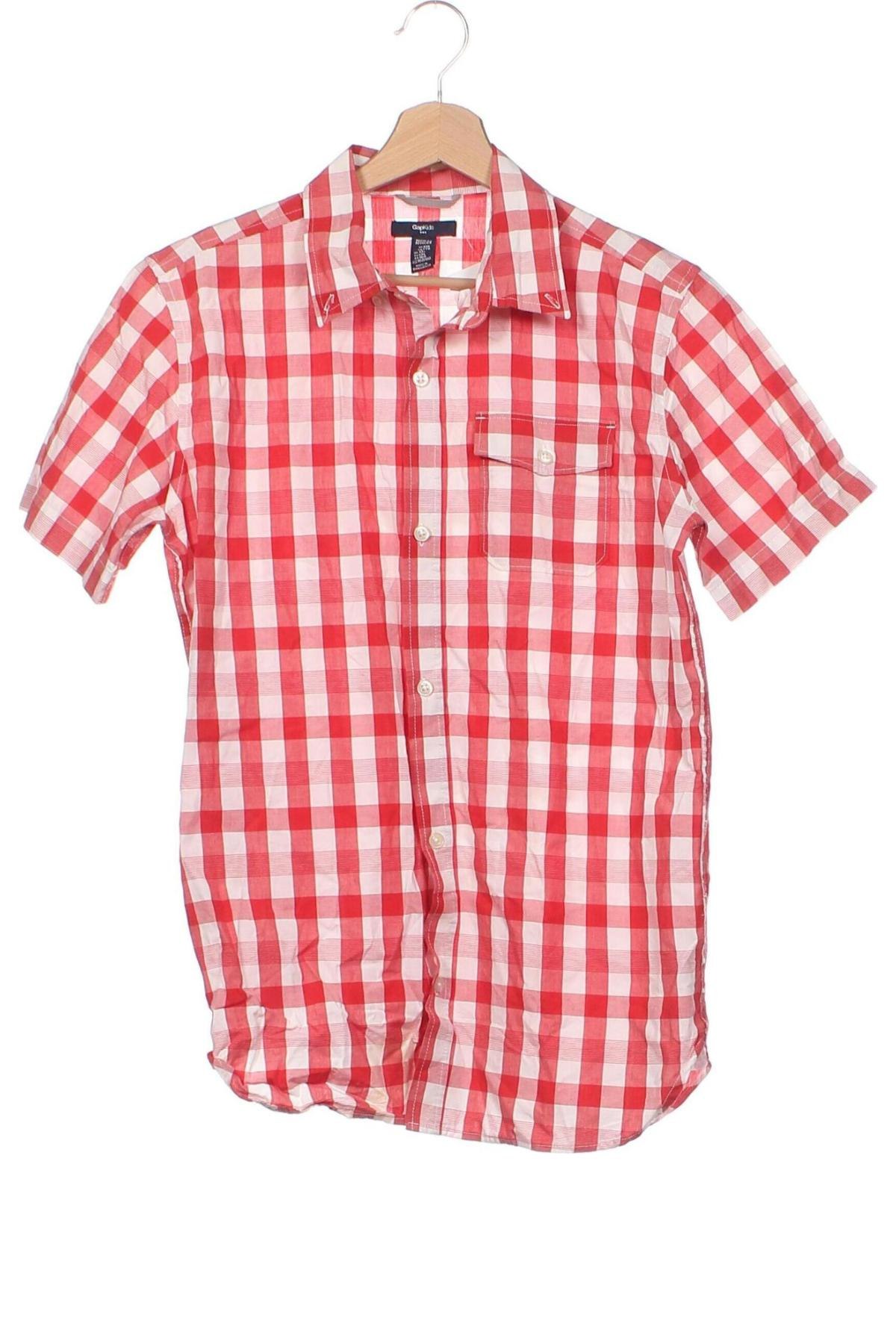 Детска риза Gap Kids, Размер 12-13y/ 158-164 см, Цвят Червен, Цена 26,00 лв.
