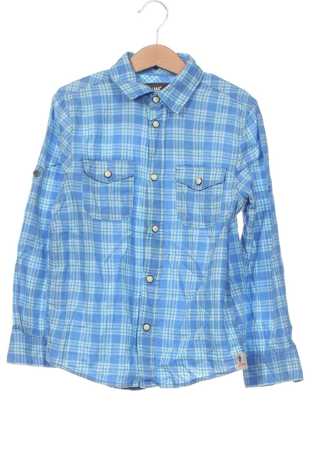 Dětská košile  H&M L.O.G.G., Velikost 7-8y/ 128-134 cm, Barva Modrá, Cena  303,00 Kč