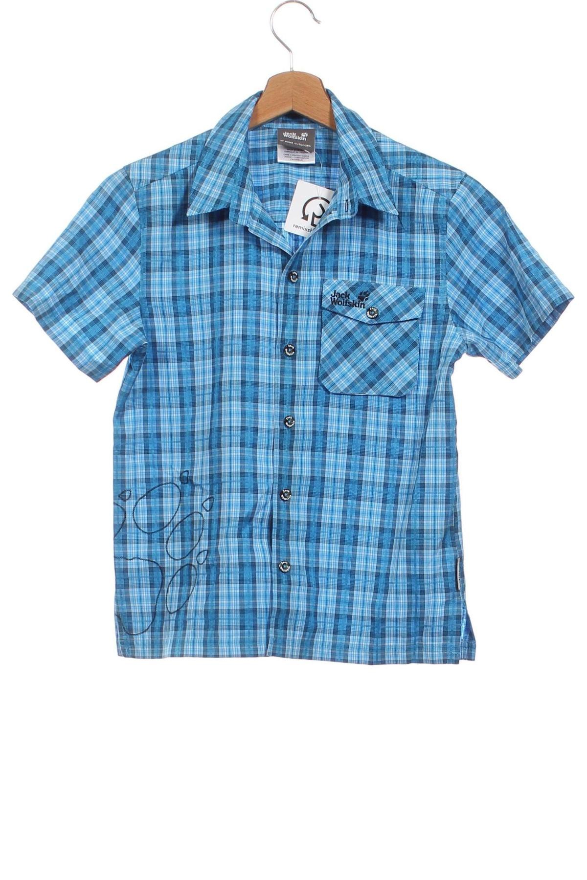 Dětská košile  Jack Wolfskin, Velikost 11-12y/ 152-158 cm, Barva Modrá, Cena  383,00 Kč
