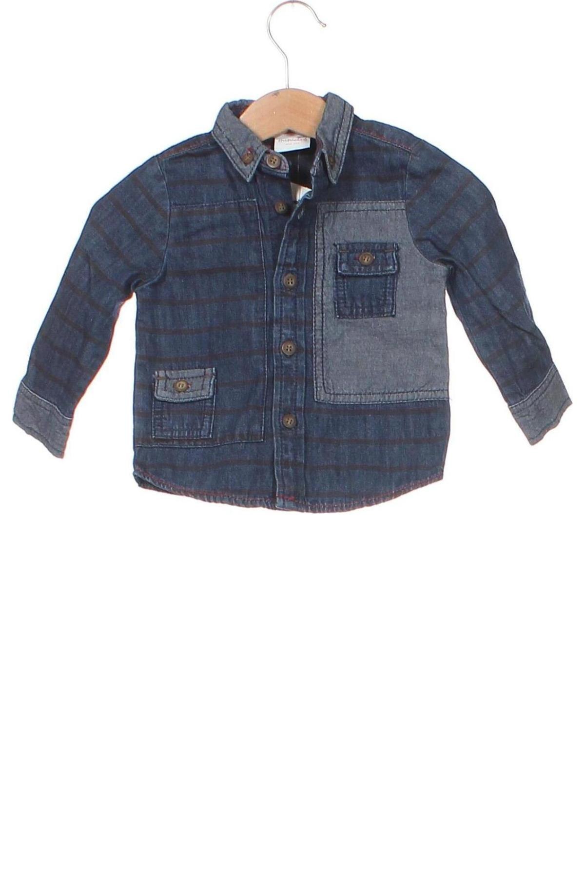 Παιδικό πουκάμισο Mini Club, Μέγεθος 6-9m/ 68-74 εκ., Χρώμα Μπλέ, Τιμή 2,95 €