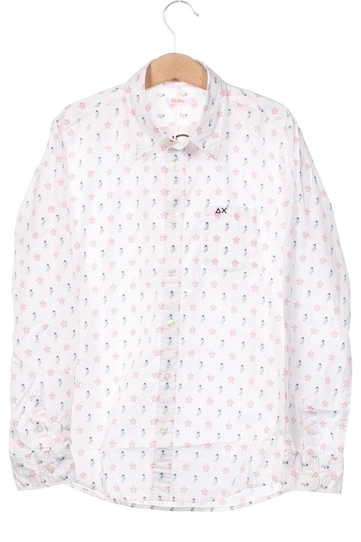 Παιδικό πουκάμισο SUN68, Μέγεθος 9-10y/ 140-146 εκ., Χρώμα Λευκό, Τιμή 8,91 €
