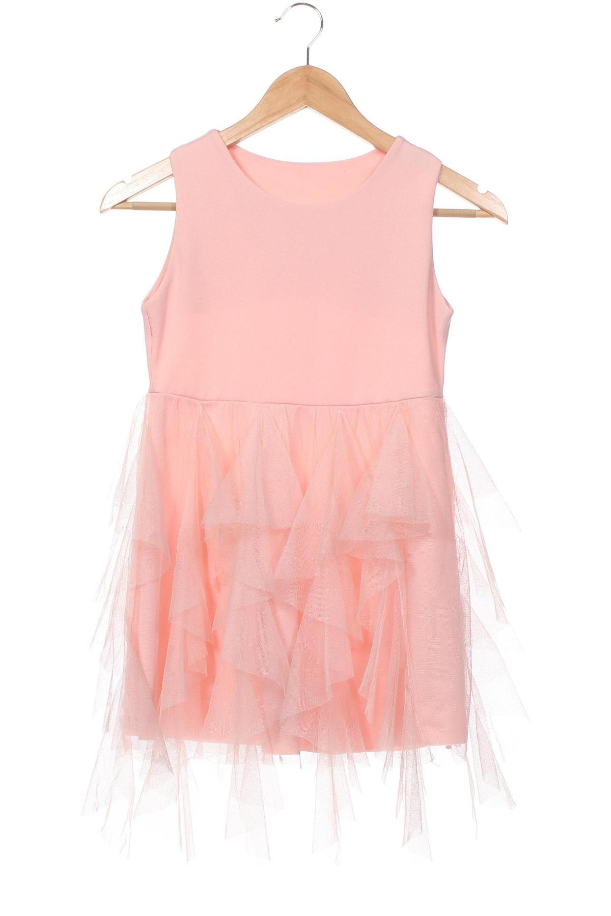 Детска рокля, Размер 11-12y/ 152-158 см, Цвят Розов, Цена 13,92 лв.