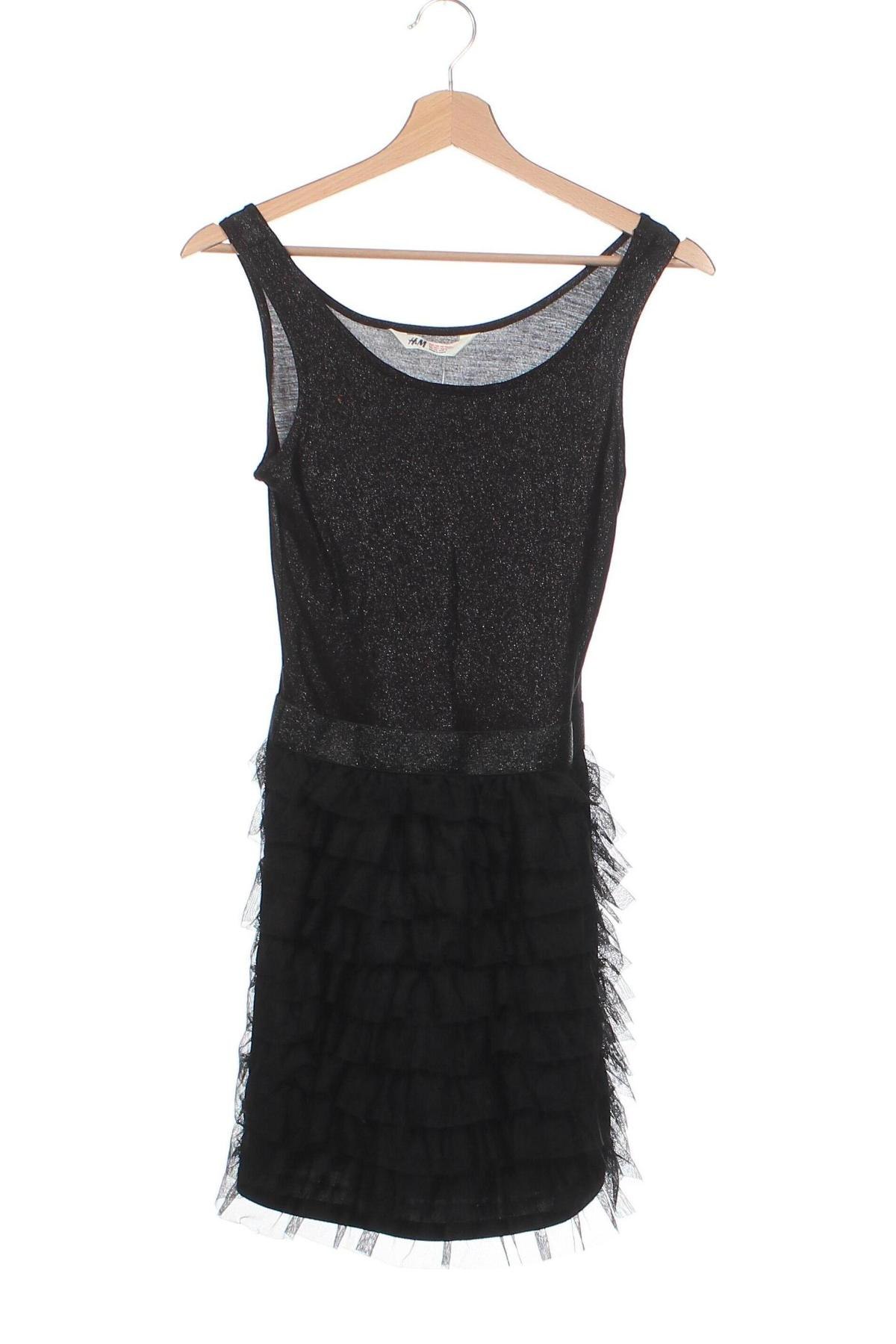 Детска рокля H&M, Размер 14-15y/ 168-170 см, Цвят Черен, Цена 4,68 лв.