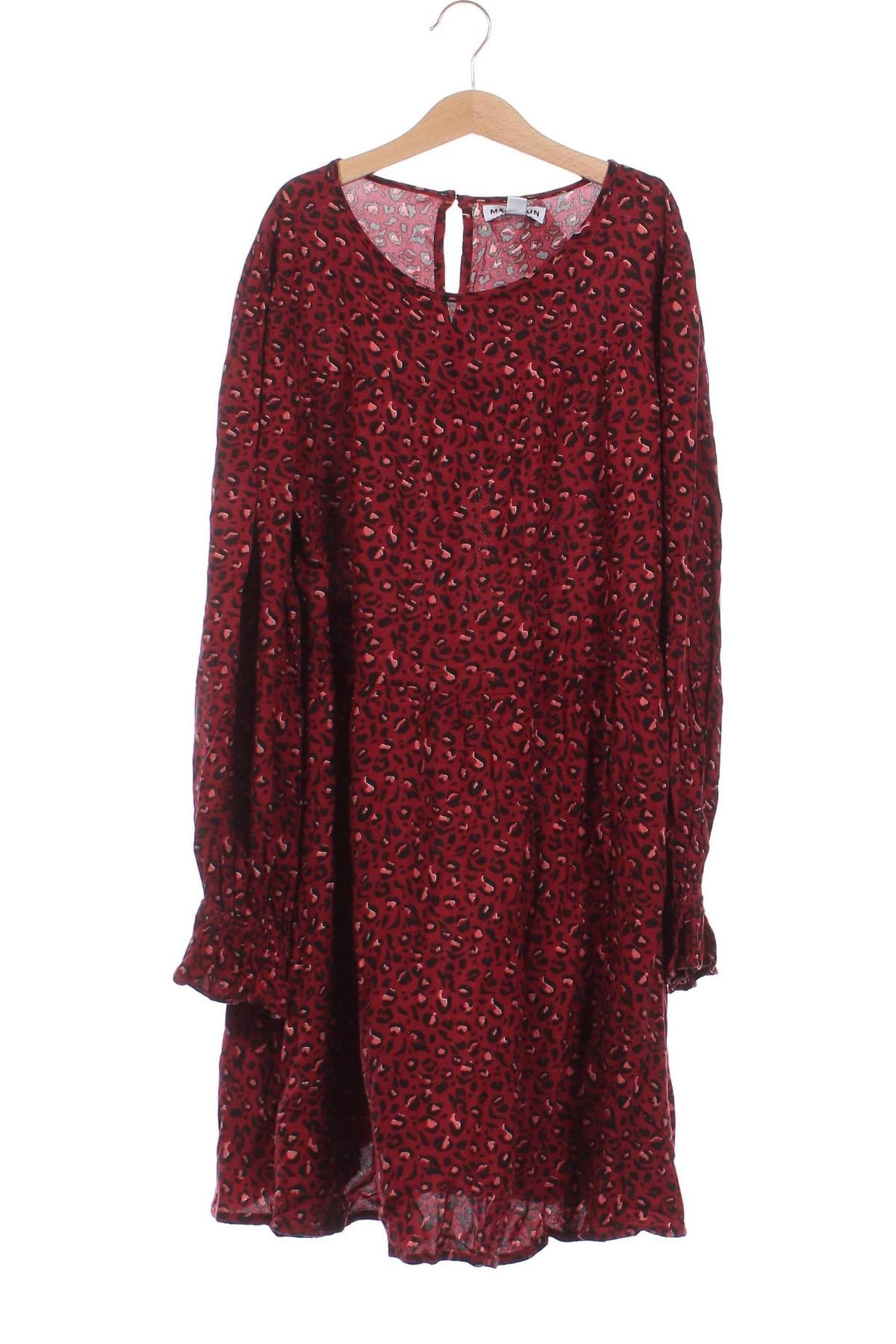 Детска рокля Manguun, Размер 12-13y/ 158-164 см, Цвят Червен, Цена 36,00 лв.