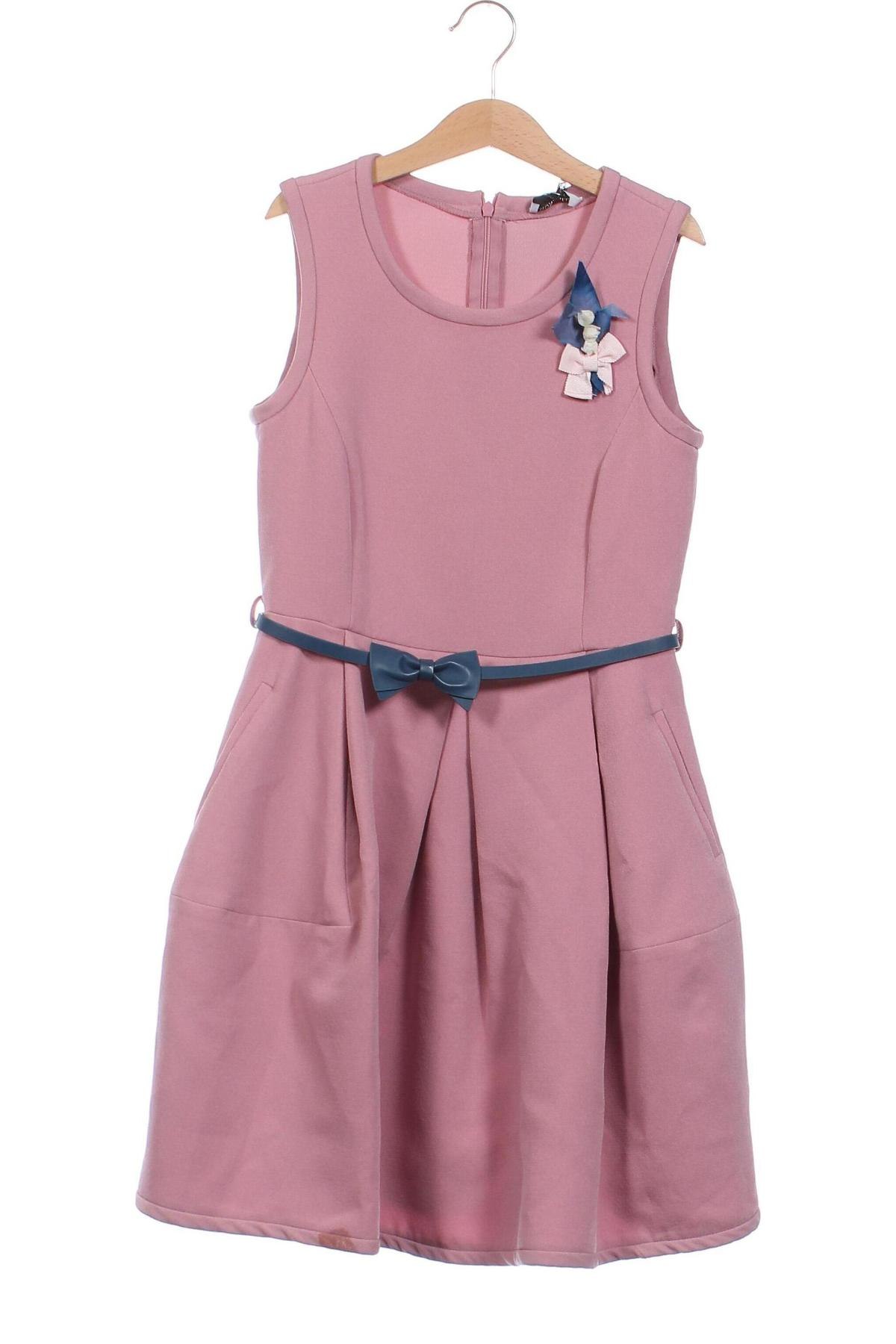 Detské šaty  Monnalisa, Veľkosť 11-12y/ 152-158 cm, Farba Popolavo ružová, Cena  67,21 €