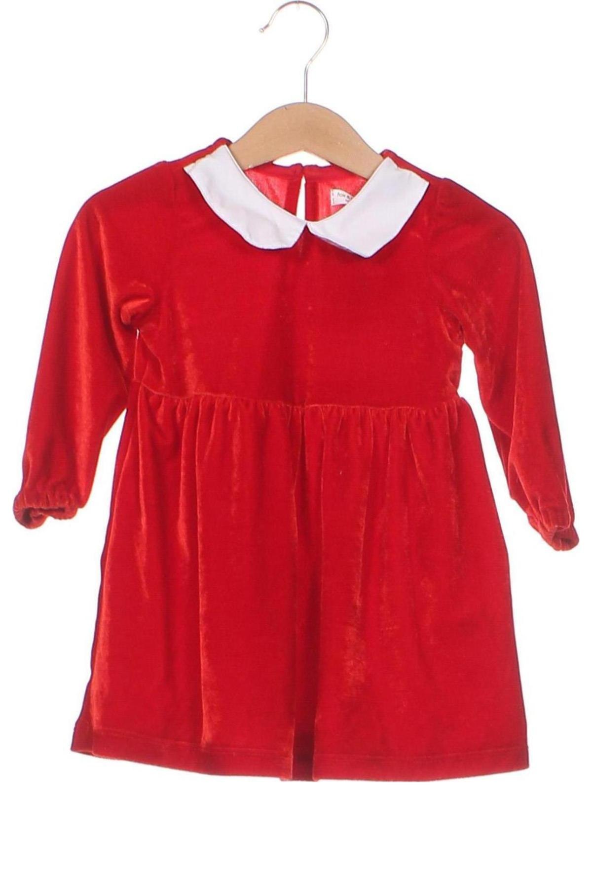Kinderkleid Sinsay, Größe 12-18m/ 80-86 cm, Farbe Rot, Preis 8,42 €
