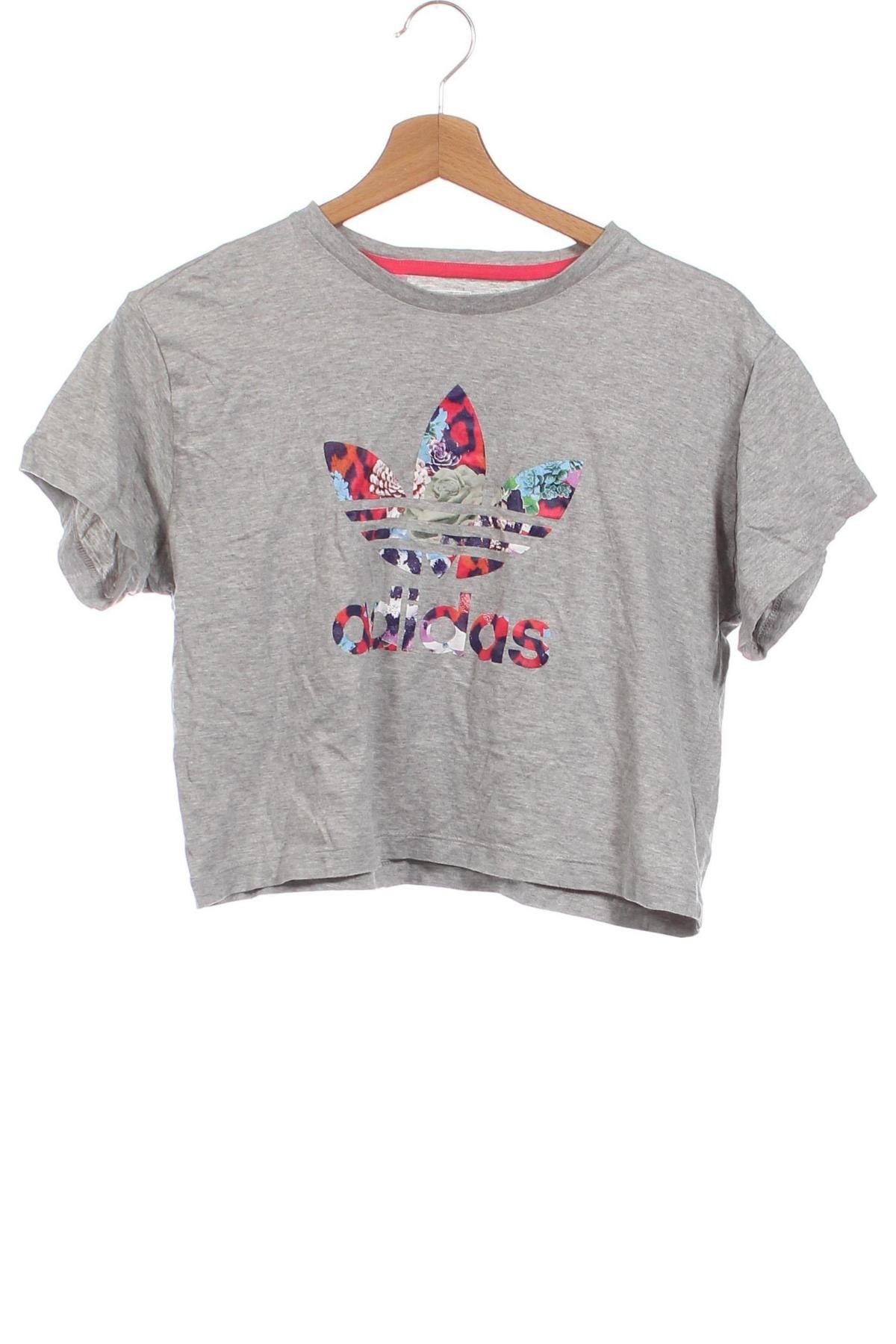 Bluză sport pentru copii Adidas Originals, Mărime 13-14y/ 164-168 cm, Culoare Gri, Preț 92,11 Lei