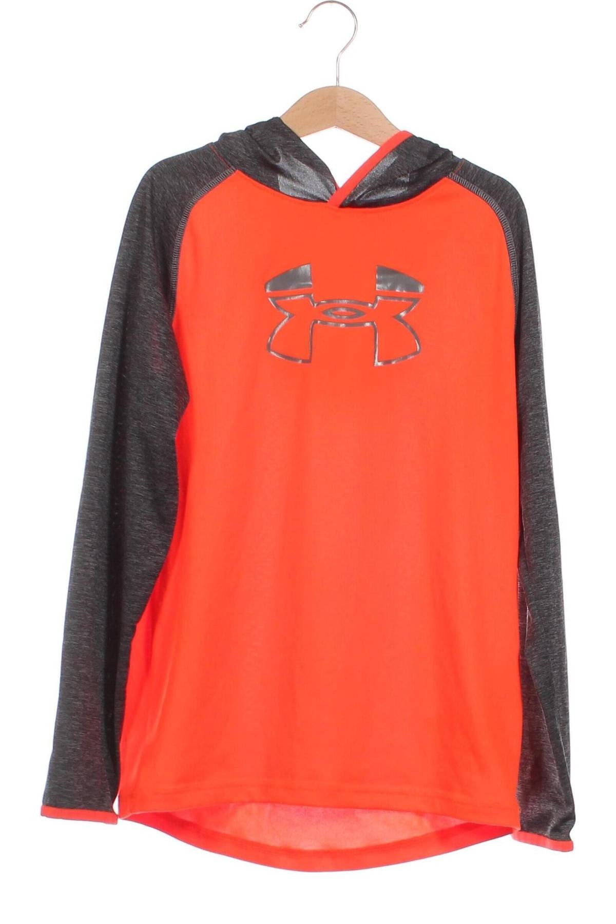 Детска спортна блуза Under Armour, Размер 8-9y/ 134-140 см, Цвят Оранжев, Цена 24,44 лв.