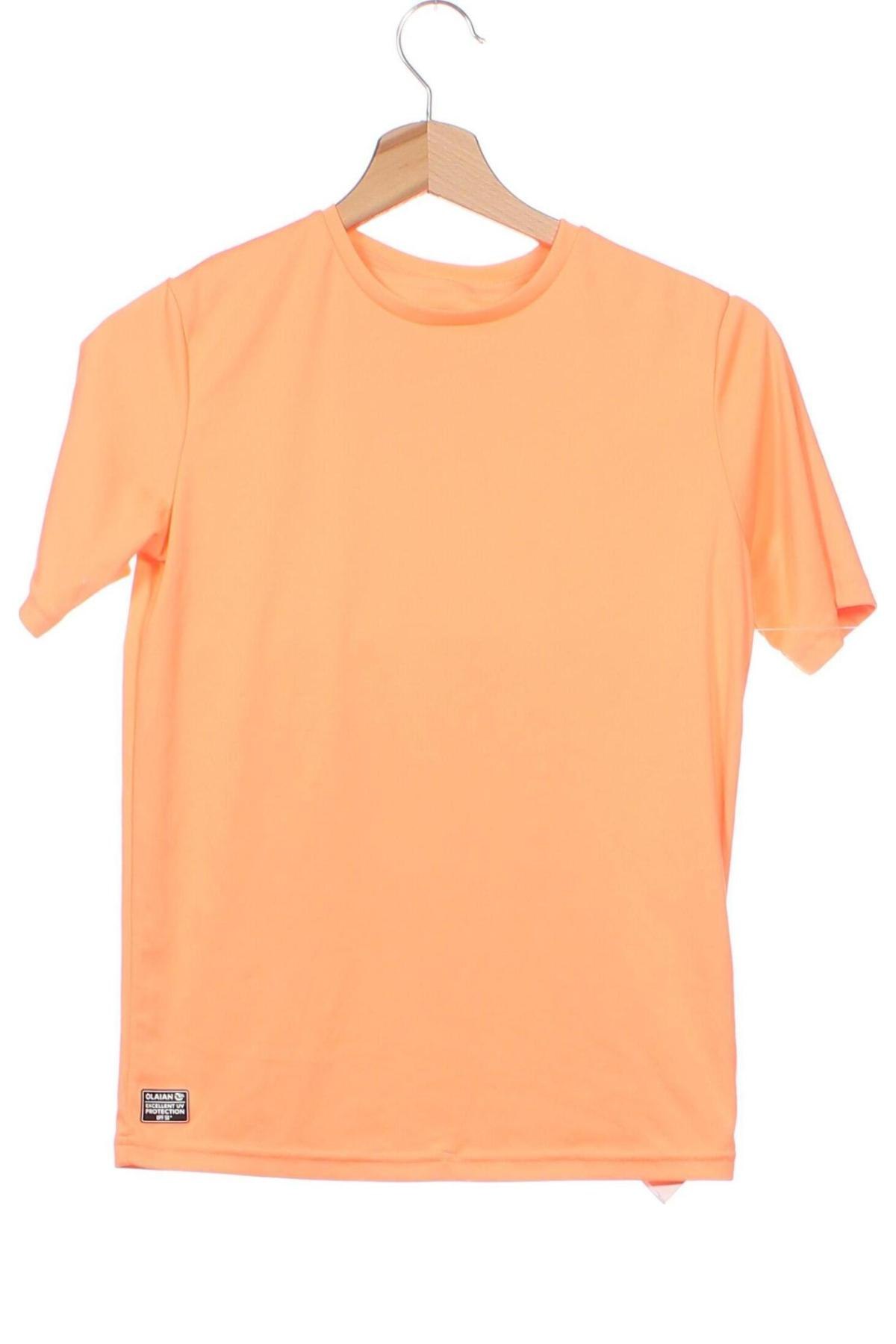 Детска тениска Decathlon, Размер 11-12y/ 152-158 см, Цвят Оранжев, Цена 28,00 лв.