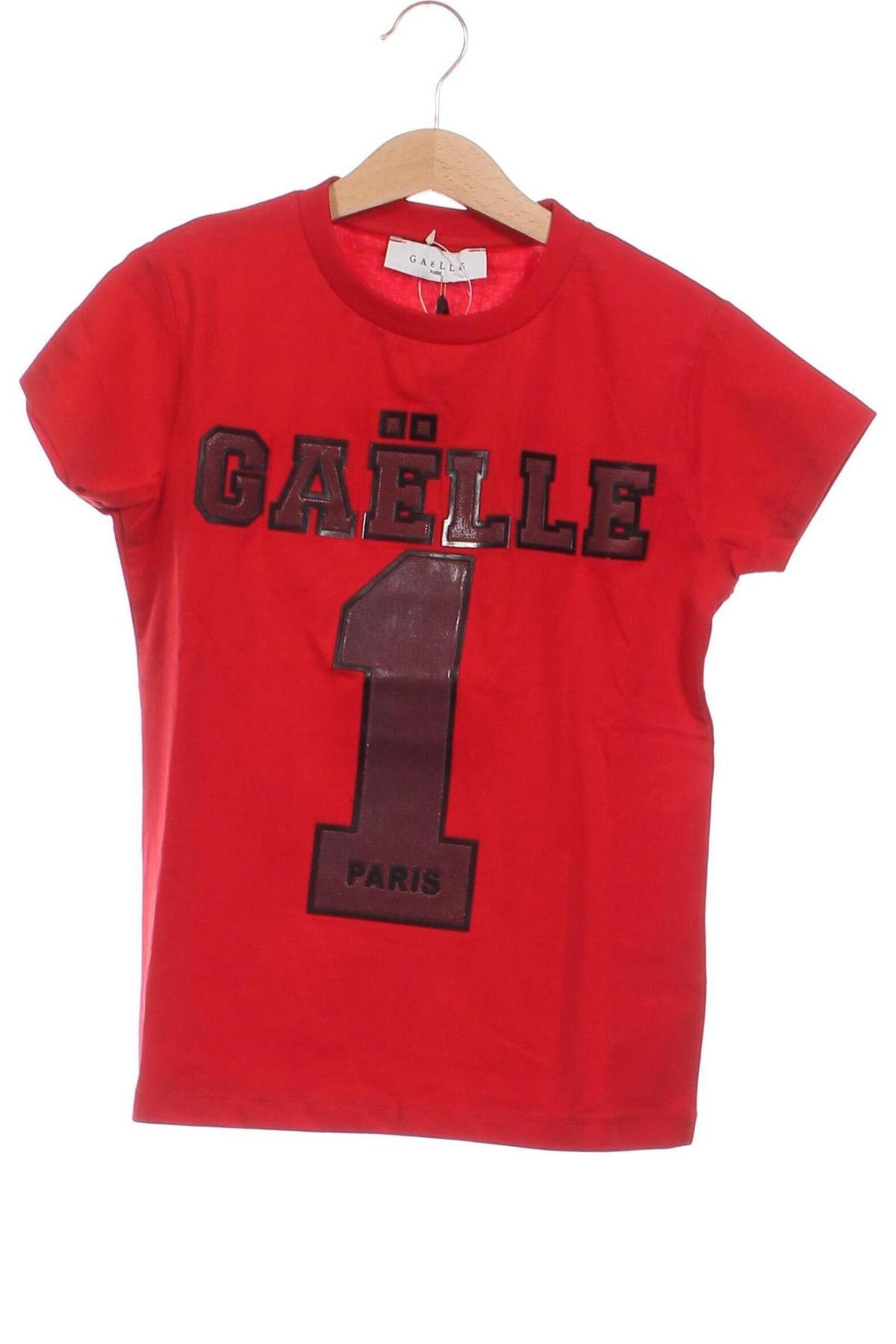 Dziecięcy T-shirt Gaelle Paris, Rozmiar 11-12y/ 152-158 cm, Kolor Czerwony, Cena 64,37 zł