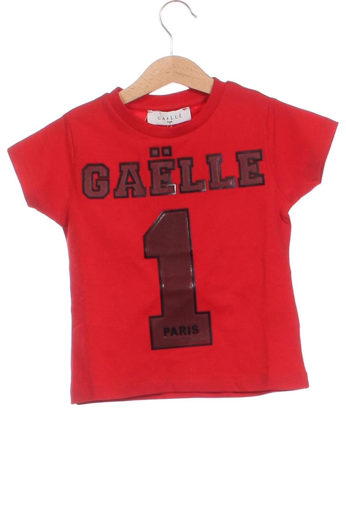 Παιδικό μπλουζάκι Gaelle Paris, Μέγεθος 3-4y/ 104-110 εκ., Χρώμα Κόκκινο, Τιμή 12,45 €