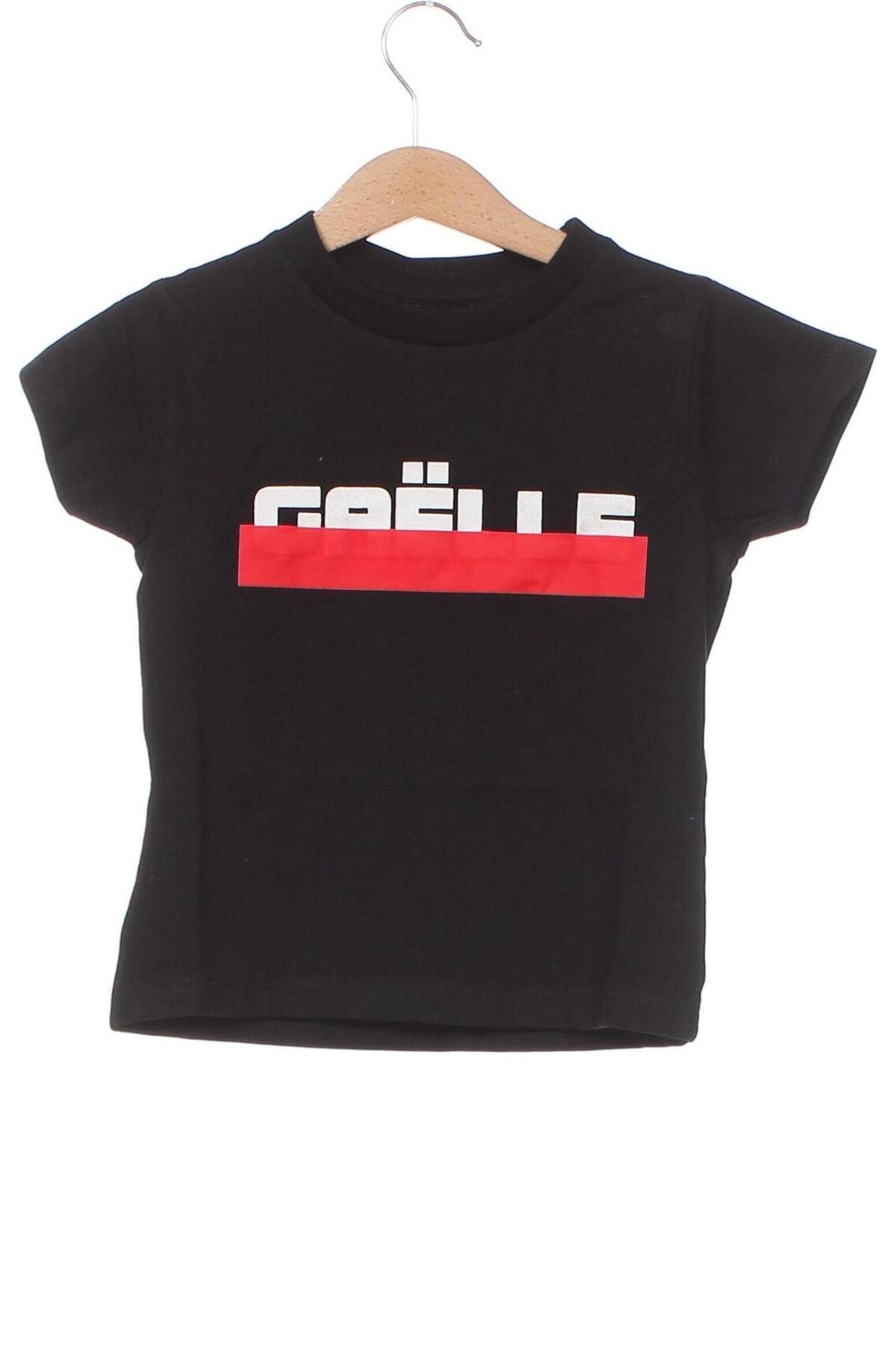 Детска тениска Gaelle Paris, Размер 4-5y/ 110-116 см, Цвят Черен, Цена 16,56 лв.