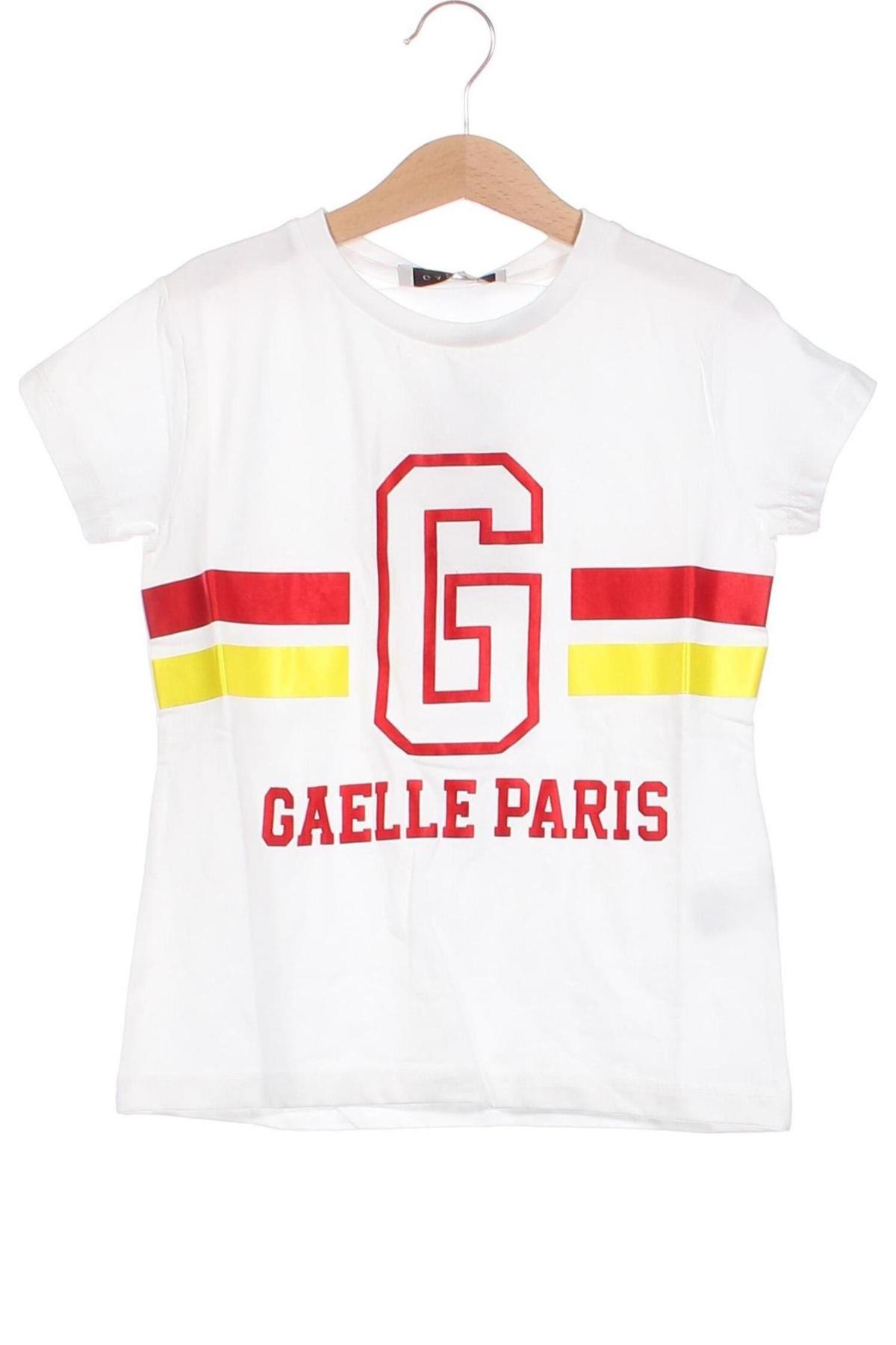Dziecięcy T-shirt Gaelle Paris, Rozmiar 9-10y/ 140-146 cm, Kolor Biały, Cena 26,73 zł