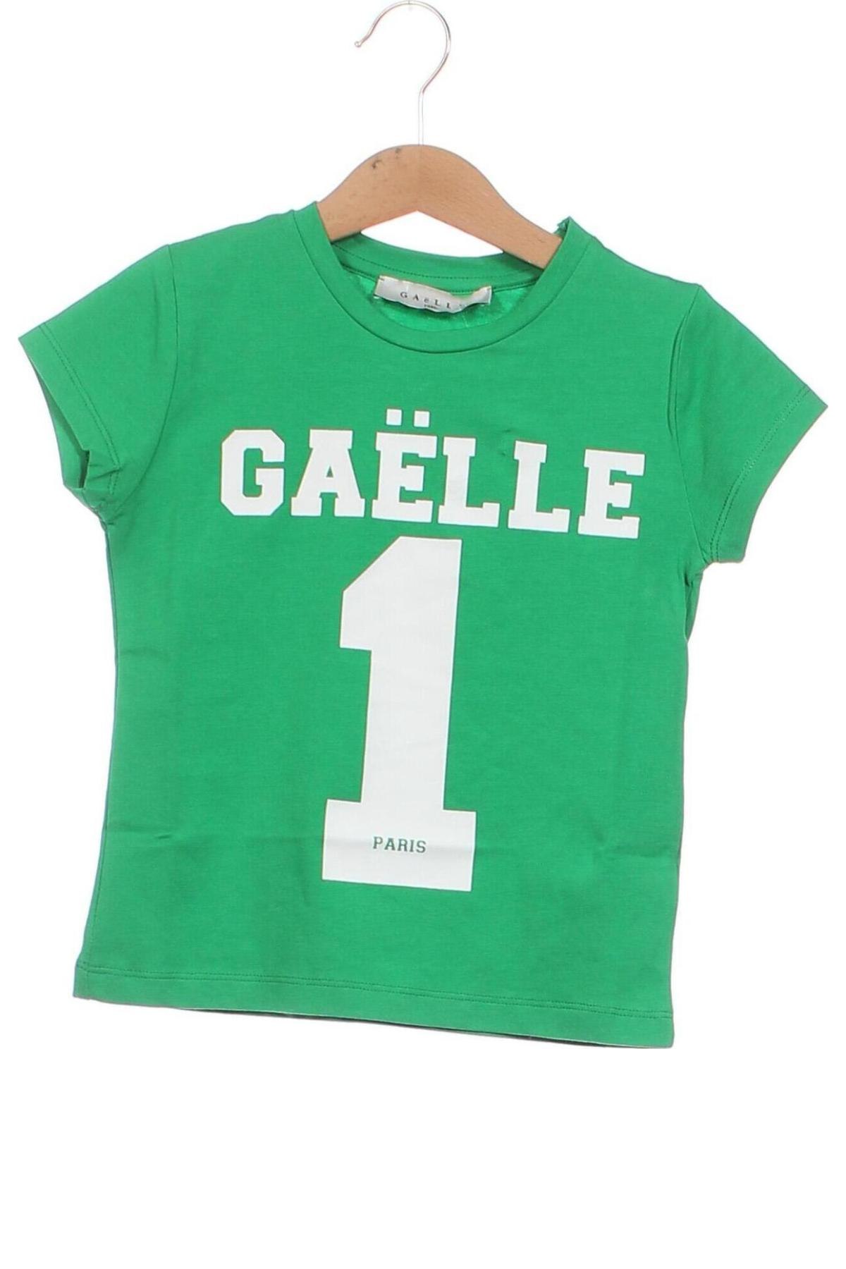Παιδικό μπλουζάκι Gaelle Paris, Μέγεθος 3-4y/ 104-110 εκ., Χρώμα Πράσινο, Τιμή 5,05 €