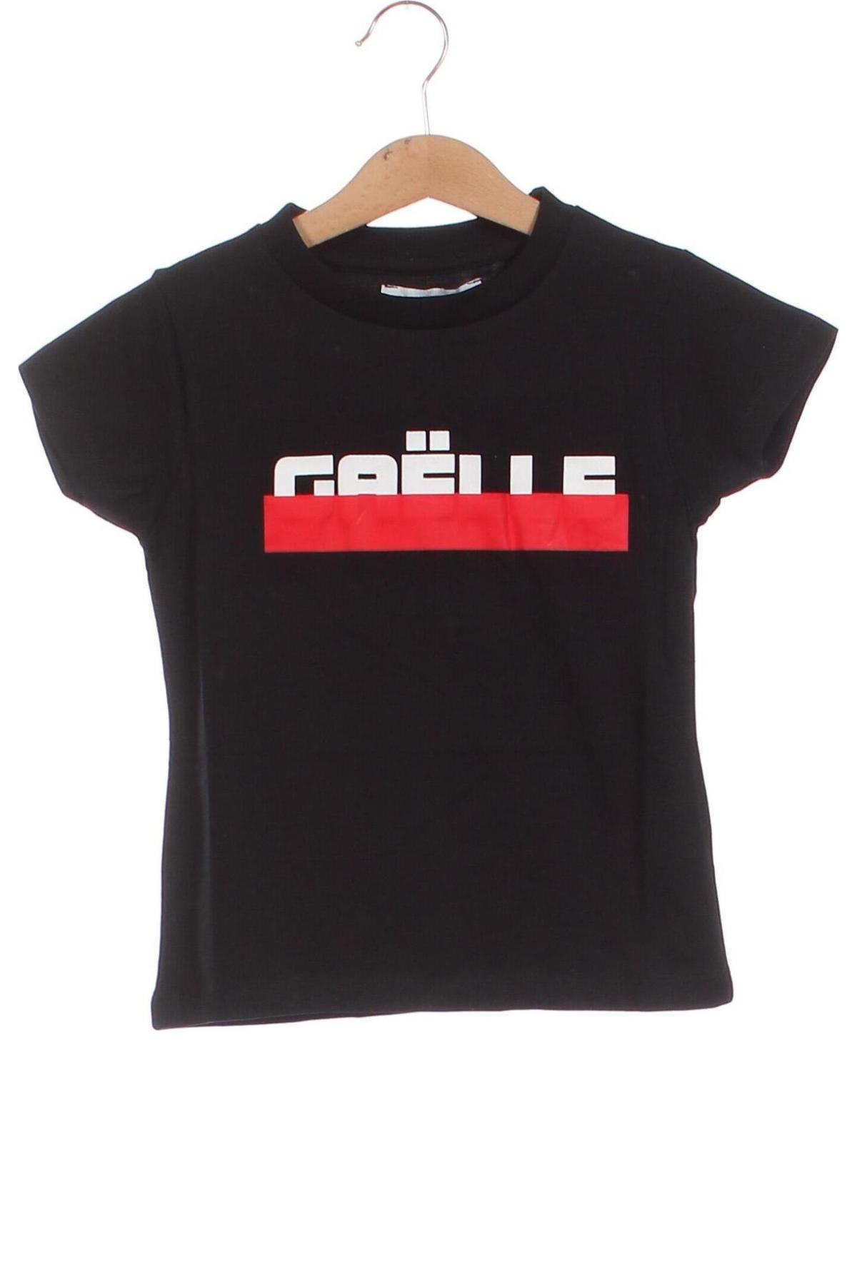 Παιδικό μπλουζάκι Gaelle Paris, Μέγεθος 5-6y/ 116-122 εκ., Χρώμα Μαύρο, Τιμή 21,11 €