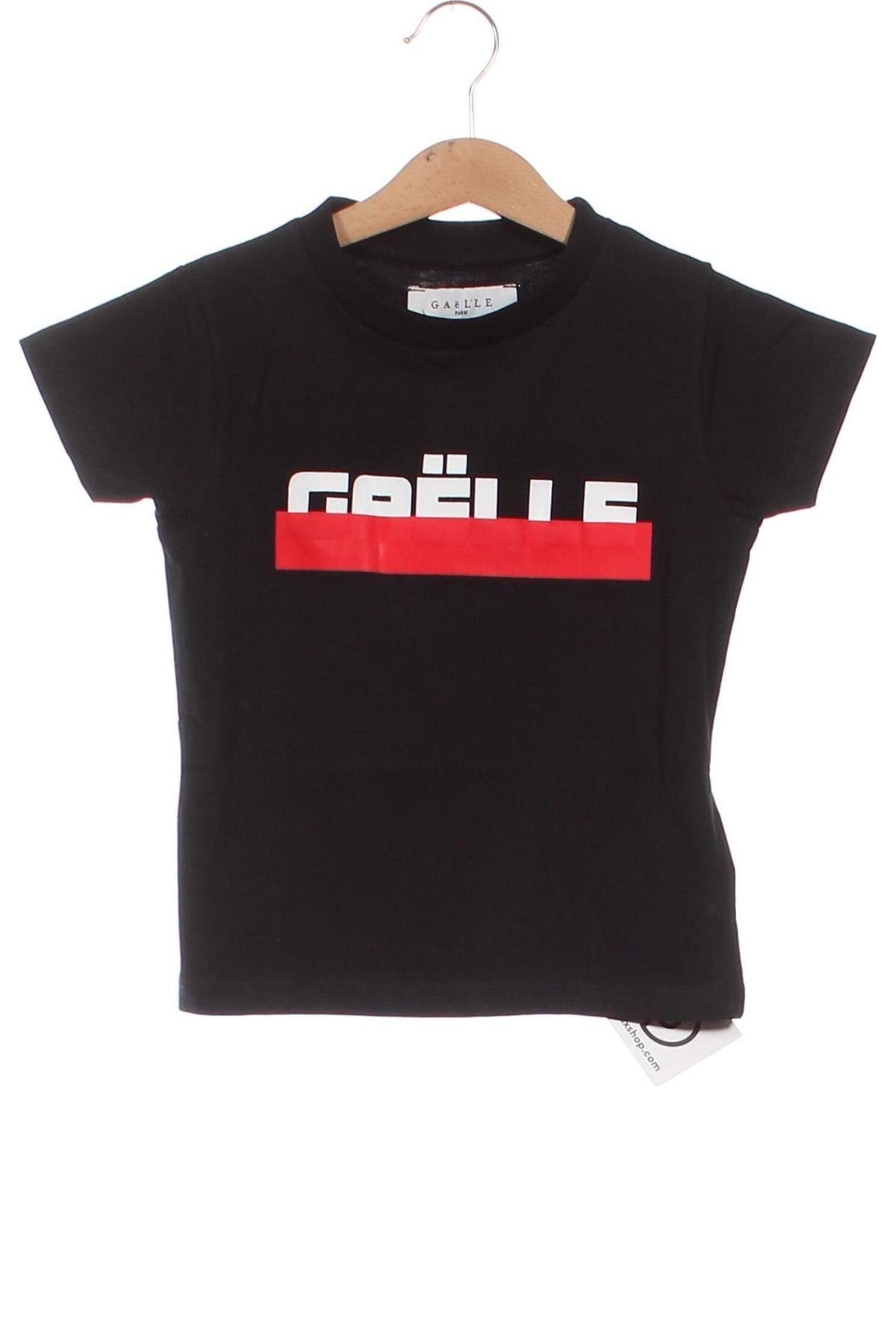 Детска тениска Gaelle Paris, Размер 5-6y/ 116-122 см, Цвят Черен, Цена 58,00 лв.
