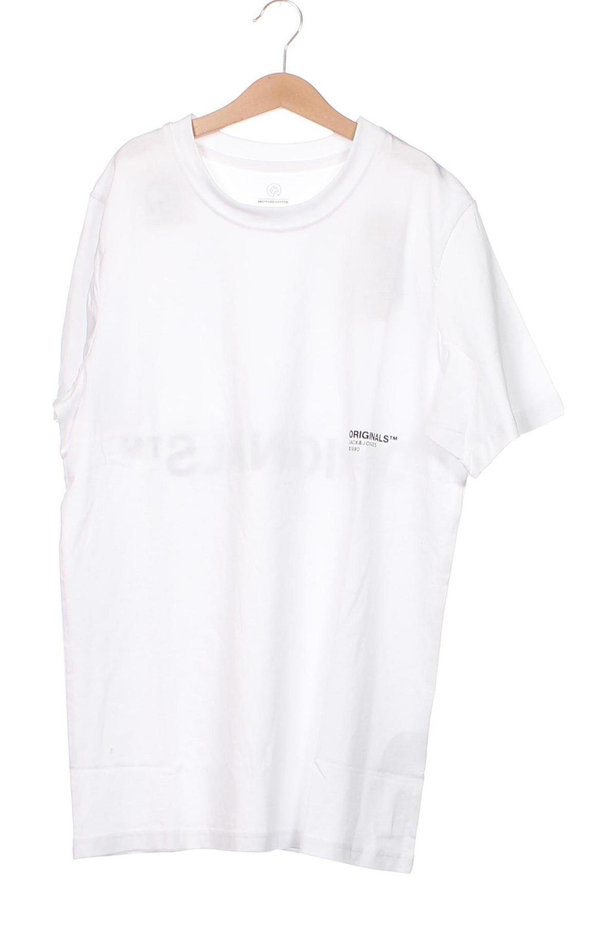 Παιδικό μπλουζάκι Jack & Jones, Μέγεθος 15-18y/ 170-176 εκ., Χρώμα Λευκό, Τιμή 17,53 €