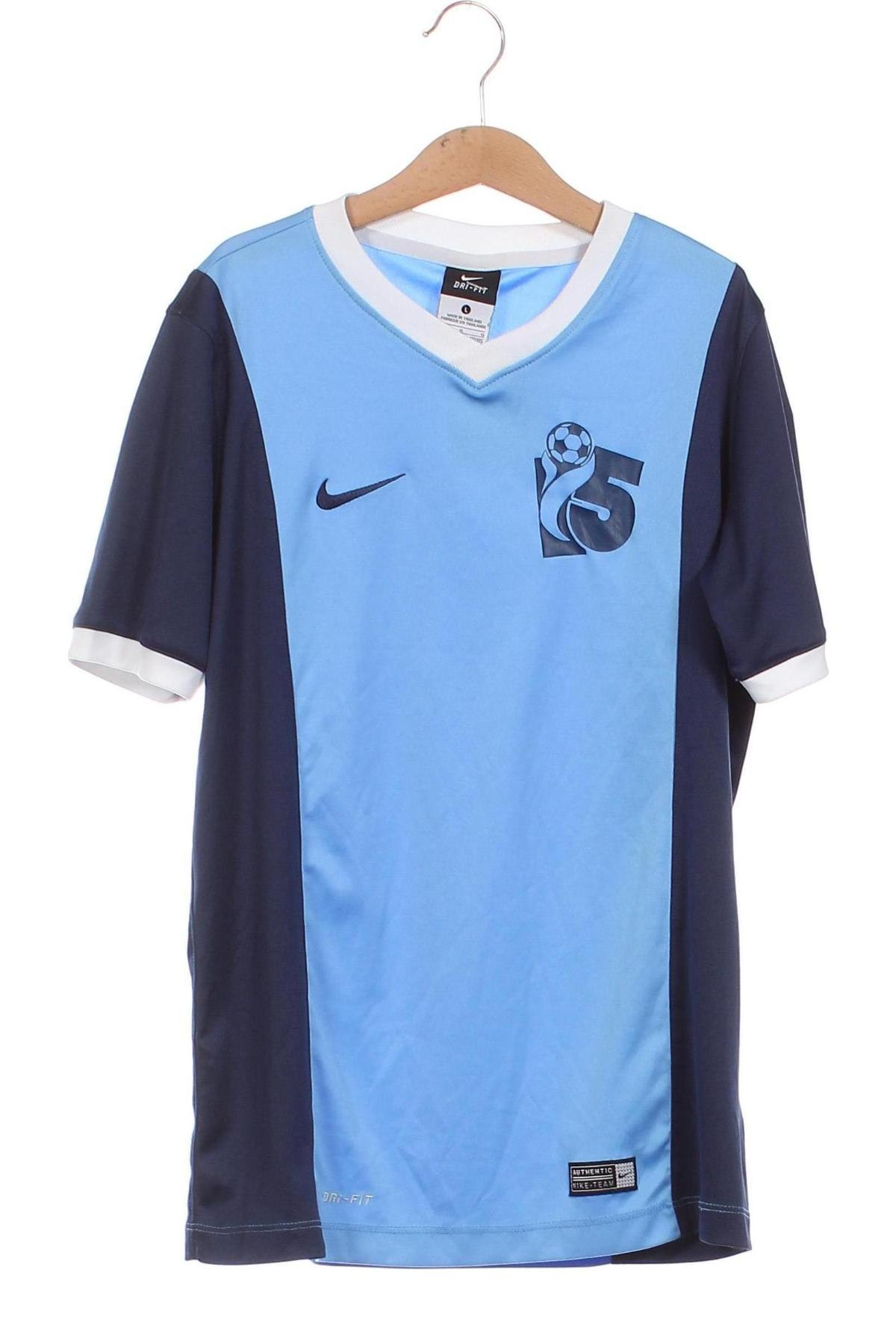 Детска тениска Nike, Размер 11-12y/ 152-158 см, Цвят Син, Цена 18,00 лв.