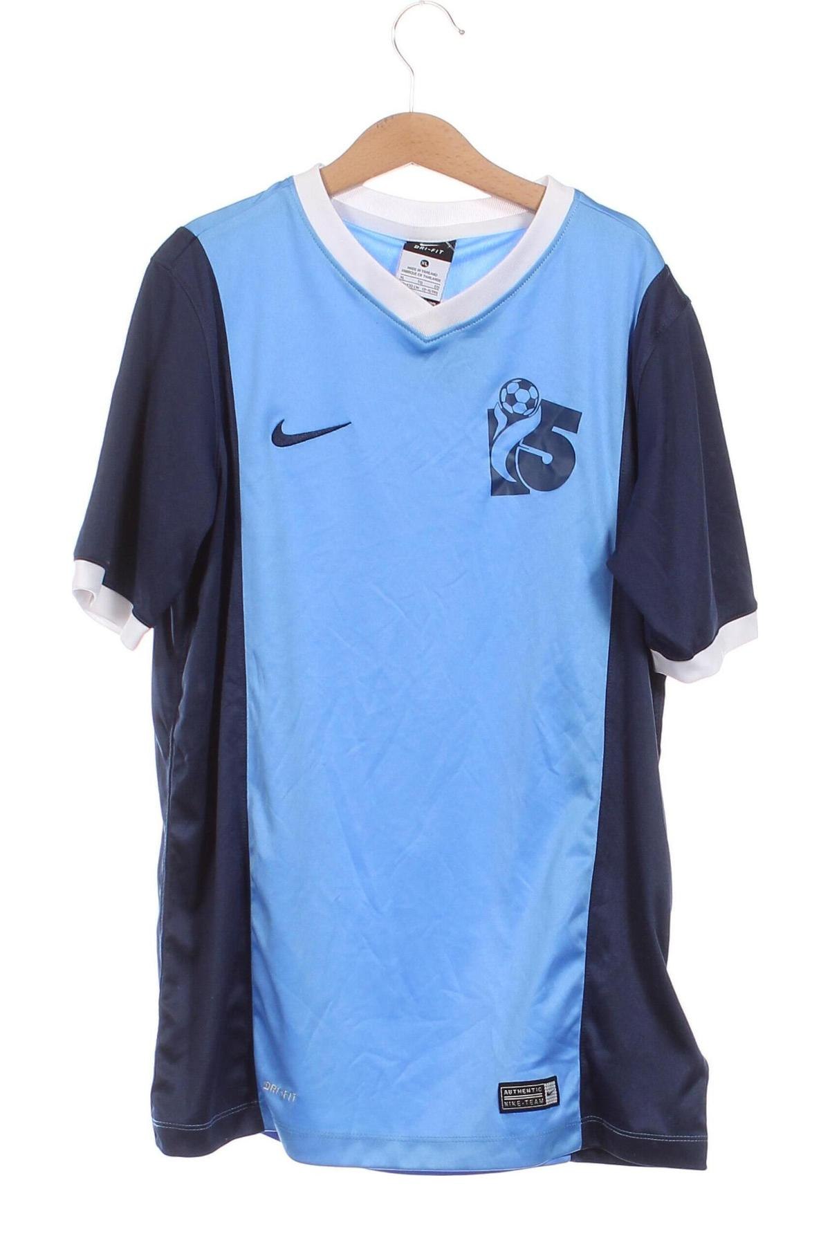 Детска тениска Nike, Размер 12-13y/ 158-164 см, Цвят Син, Цена 30,60 лв.