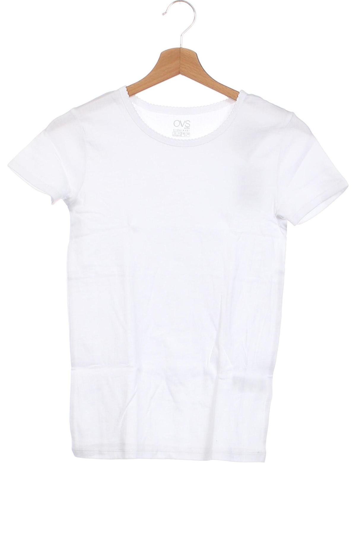 Детска тениска Oviesse, Размер 9-10y/ 140-146 см, Цвят Бял, Цена 22,00 лв.