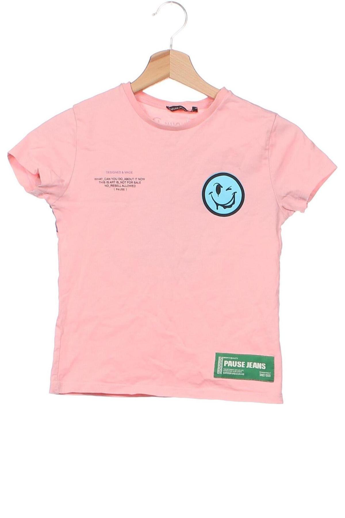 Παιδικό μπλουζάκι Pause Jeans, Μέγεθος 6-7y/ 122-128 εκ., Χρώμα Ρόζ , Τιμή 5,68 €