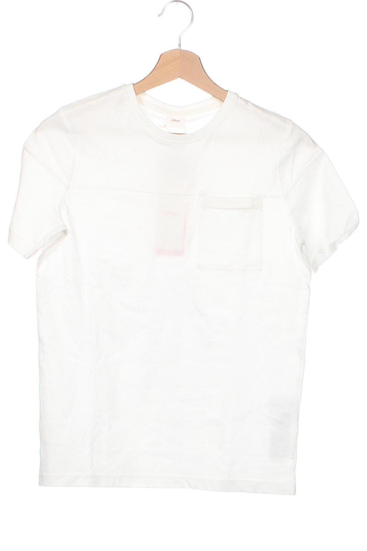 Dziecięcy T-shirt S.Oliver, Rozmiar 10-11y/ 146-152 cm, Kolor Biały, Cena 103,95 zł