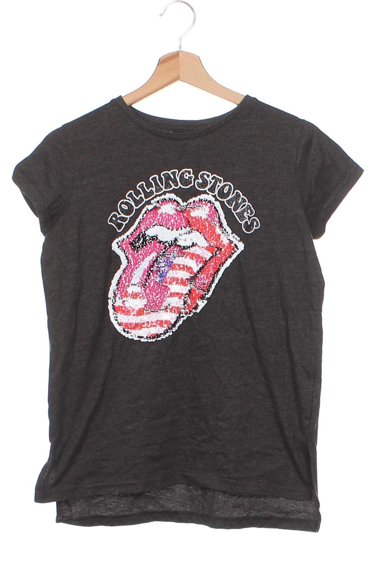 Dziecięcy T-shirt The Rolling Stones, Rozmiar 12-13y/ 158-164 cm, Kolor Szary, Cena 27,59 zł