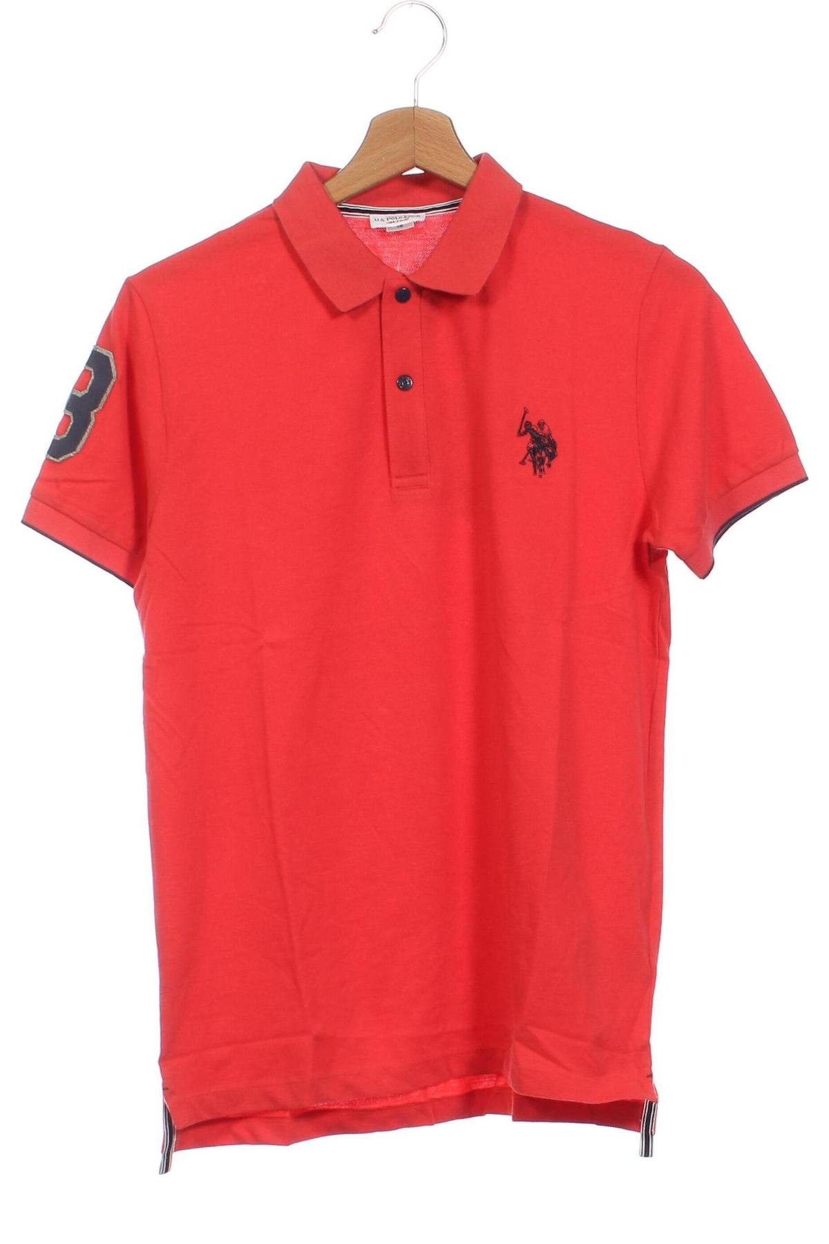 Παιδικό μπλουζάκι U.S. Polo Assn., Μέγεθος 15-18y/ 170-176 εκ., Χρώμα Κόκκινο, Τιμή 24,23 €