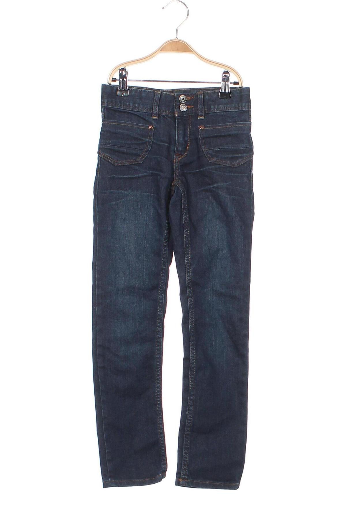 Dětské džíny  H&M, Velikost 7-8y/ 128-134 cm, Barva Modrá, Cena  316,00 Kč