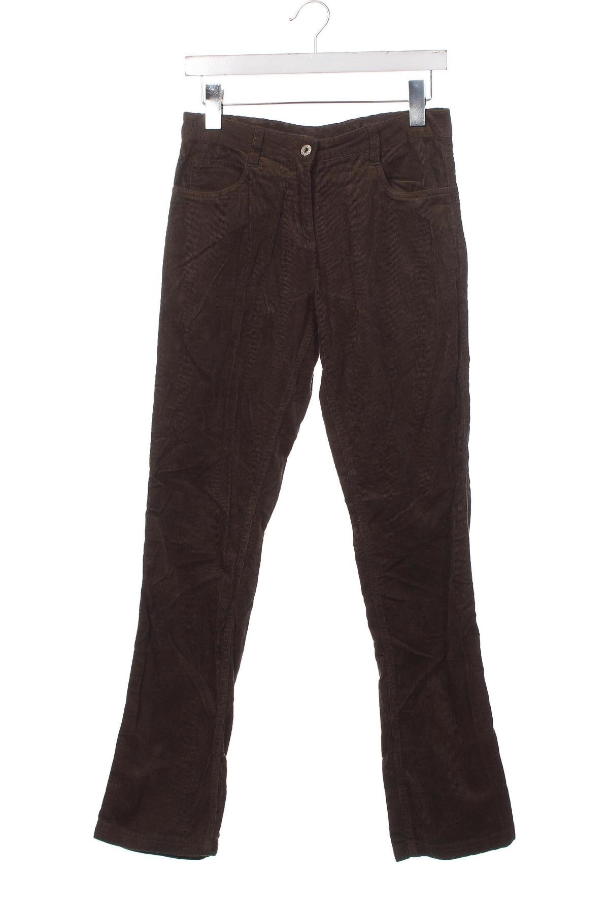 Pantaloni de catifea reiată, pentru copii CFL Colors for life, Mărime 14-15y/ 168-170 cm, Culoare Maro, Preț 28,80 Lei