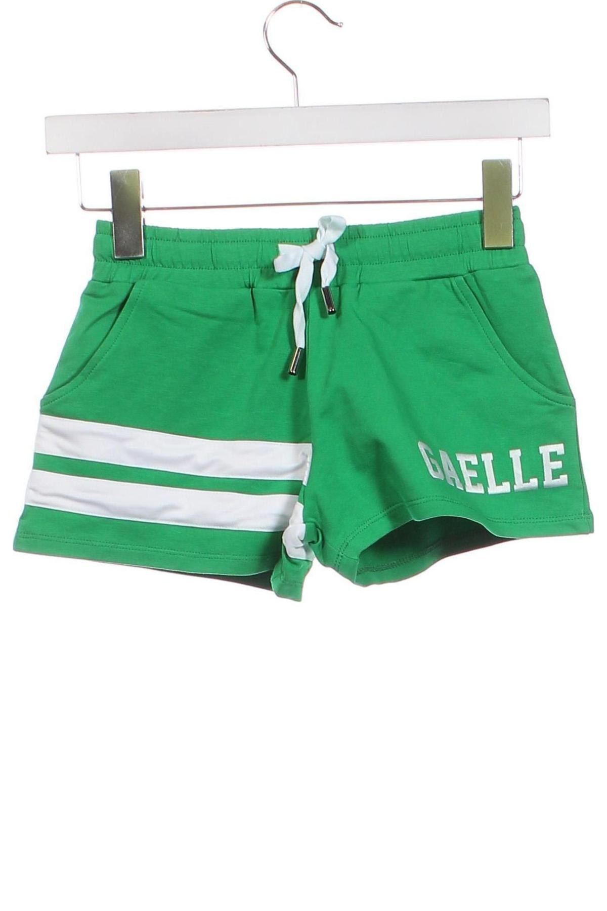 Детски къс панталон Gaelle Paris, Размер 7-8y/ 128-134 см, Цвят Зелен, Цена 35,55 лв.