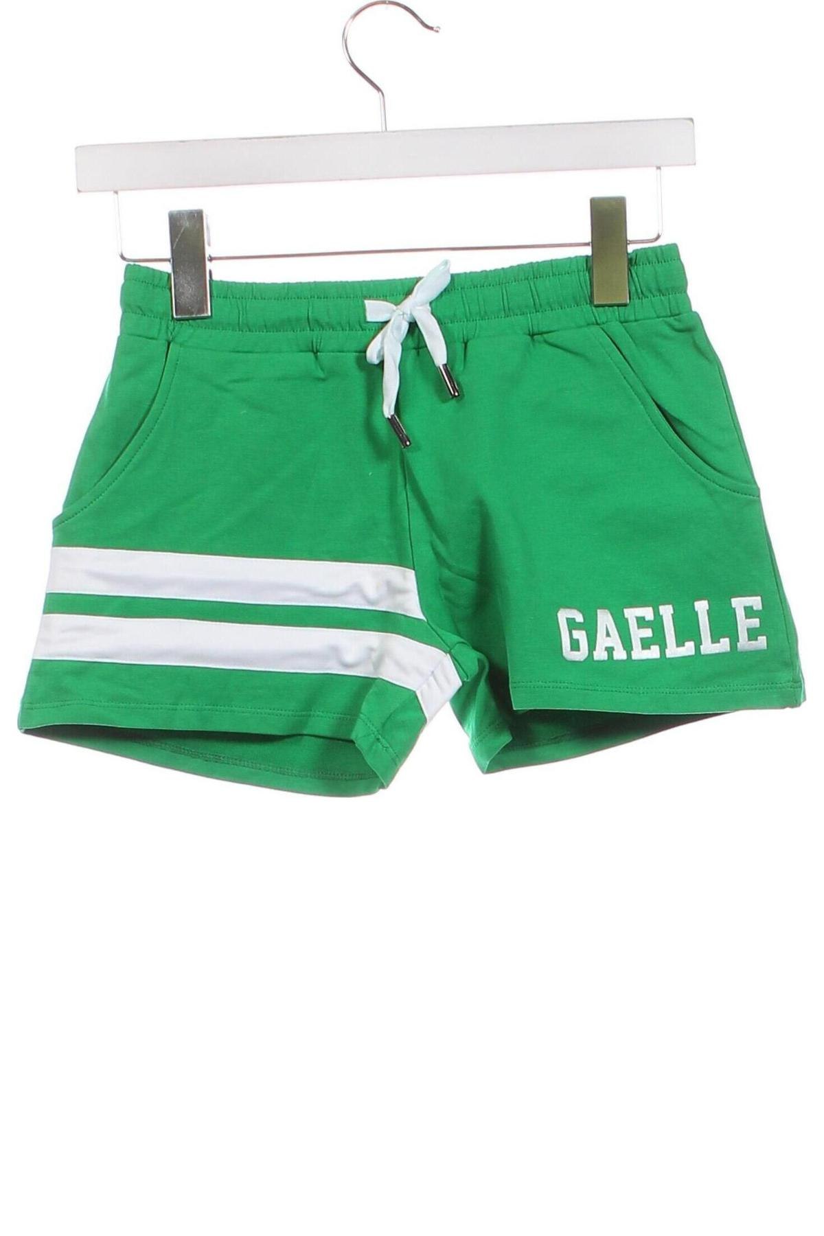 Detské krátke nohavice  Gaelle Paris, Veľkosť 11-12y/ 152-158 cm, Farba Zelená, Cena  18,32 €