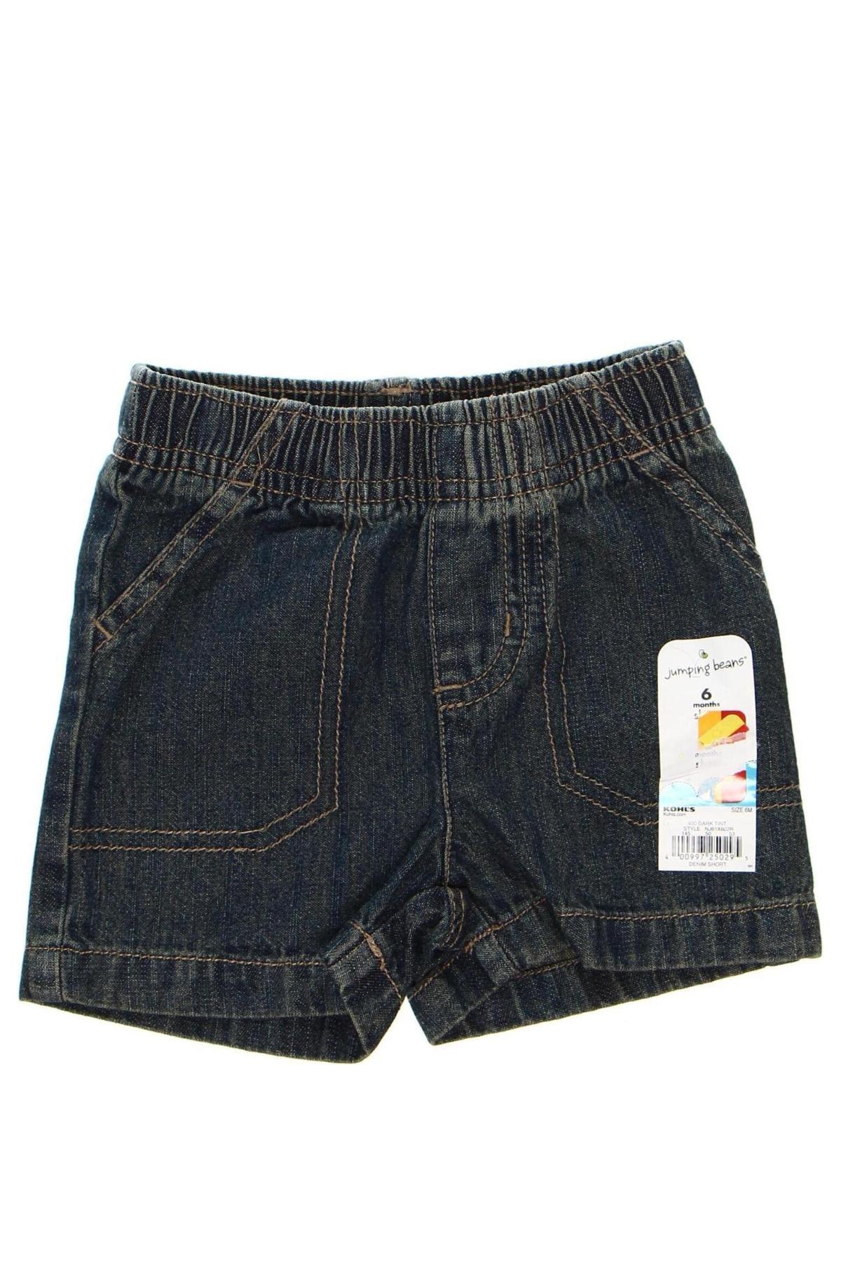 Pantaloni scurți pentru copii Jumping Beans, Mărime 3-6m/ 62-68 cm, Culoare Albastru, Preț 18,50 Lei