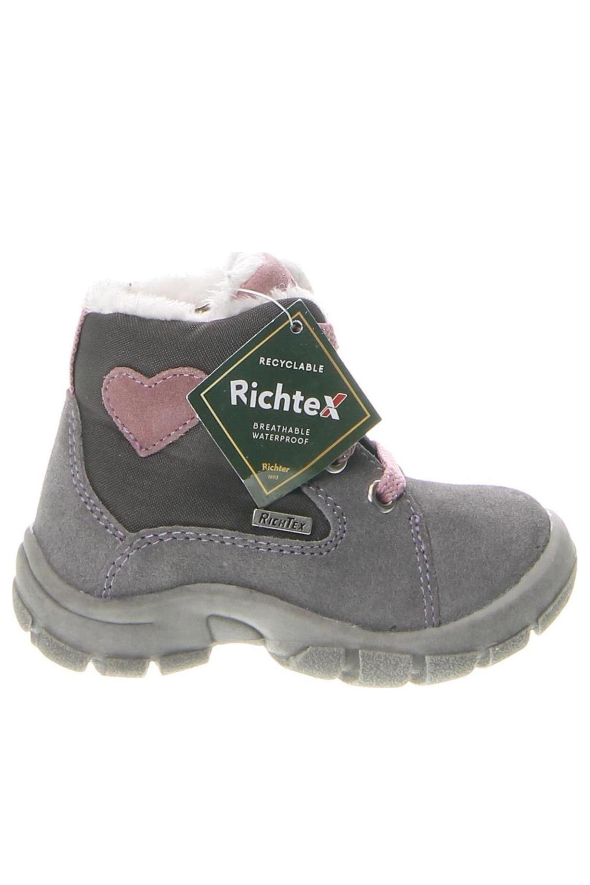 Detské topánky  Richter, Veľkosť 21, Farba Sivá, Cena  9,81 €