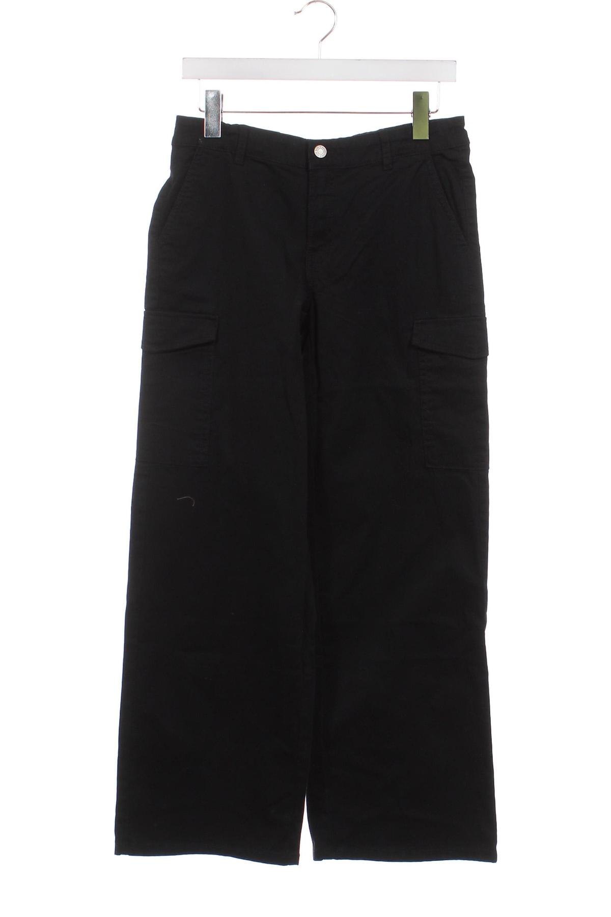 Pantaloni pentru copii Name It, Mărime 12-13y/ 158-164 cm, Culoare Negru, Preț 33,68 Lei