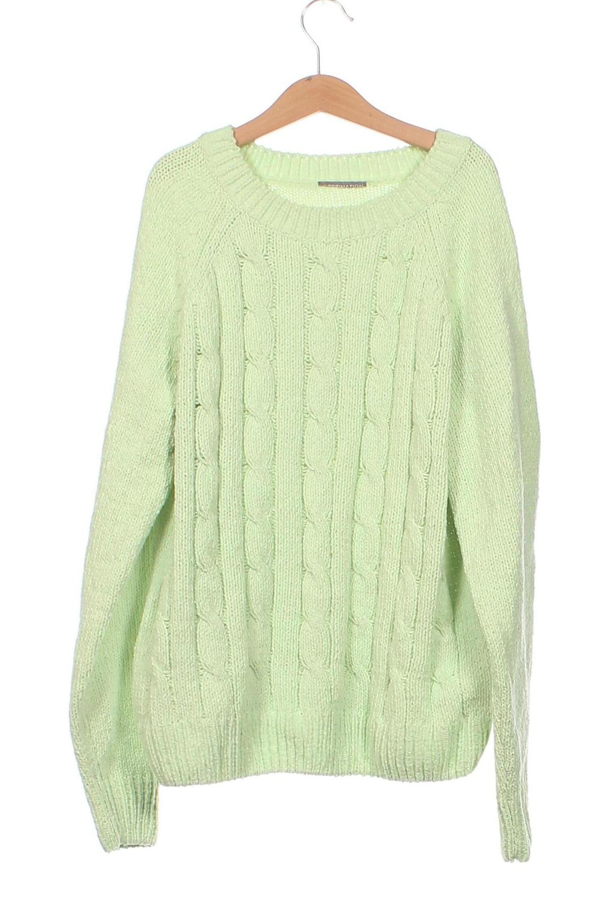 Detský sveter , Veľkosť 10-11y/ 146-152 cm, Farba Zelená, Cena  3,28 €