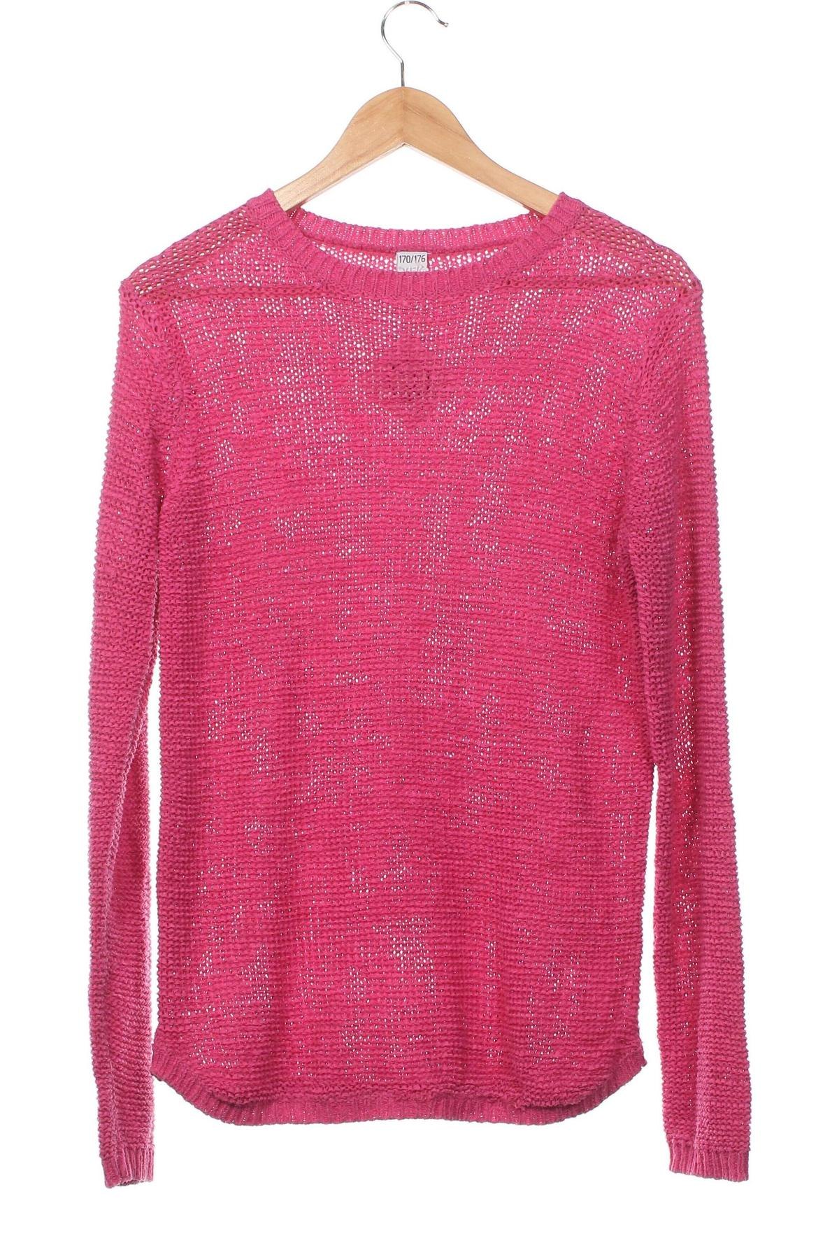 Детски пуловер Y.F.K., Размер 15-18y/ 170-176 см, Цвят Розов, Цена 6,97 лв.