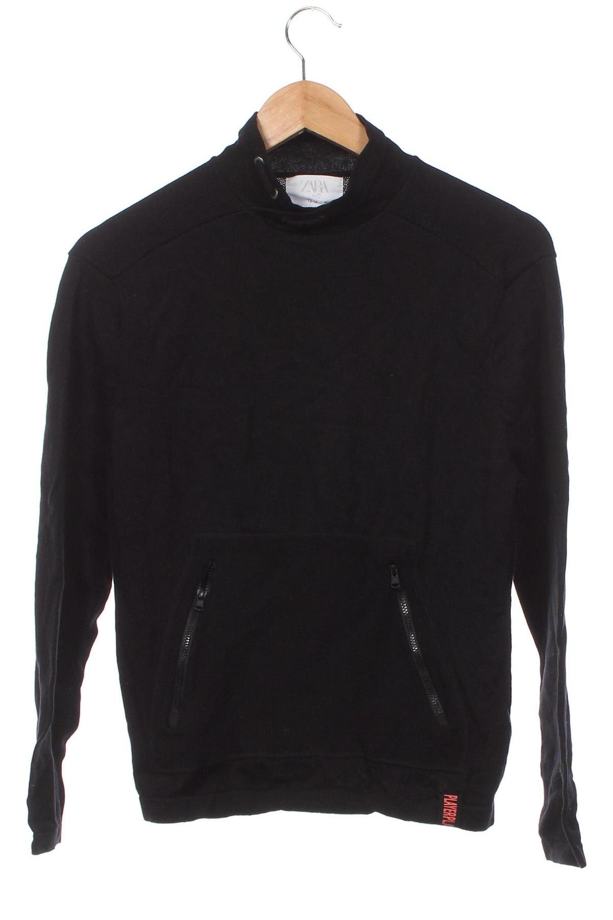 Детски пуловер Zara, Размер 12-13y/ 158-164 см, Цвят Черен, Цена 7,20 лв.