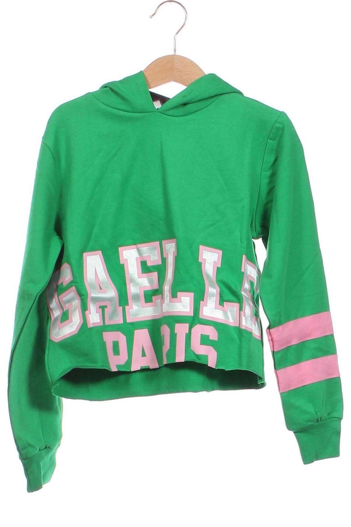 Gyerek sweatshirt Gaelle Paris, Méret 7-8y / 128-134 cm, Szín Zöld, Ár 22 364 Ft