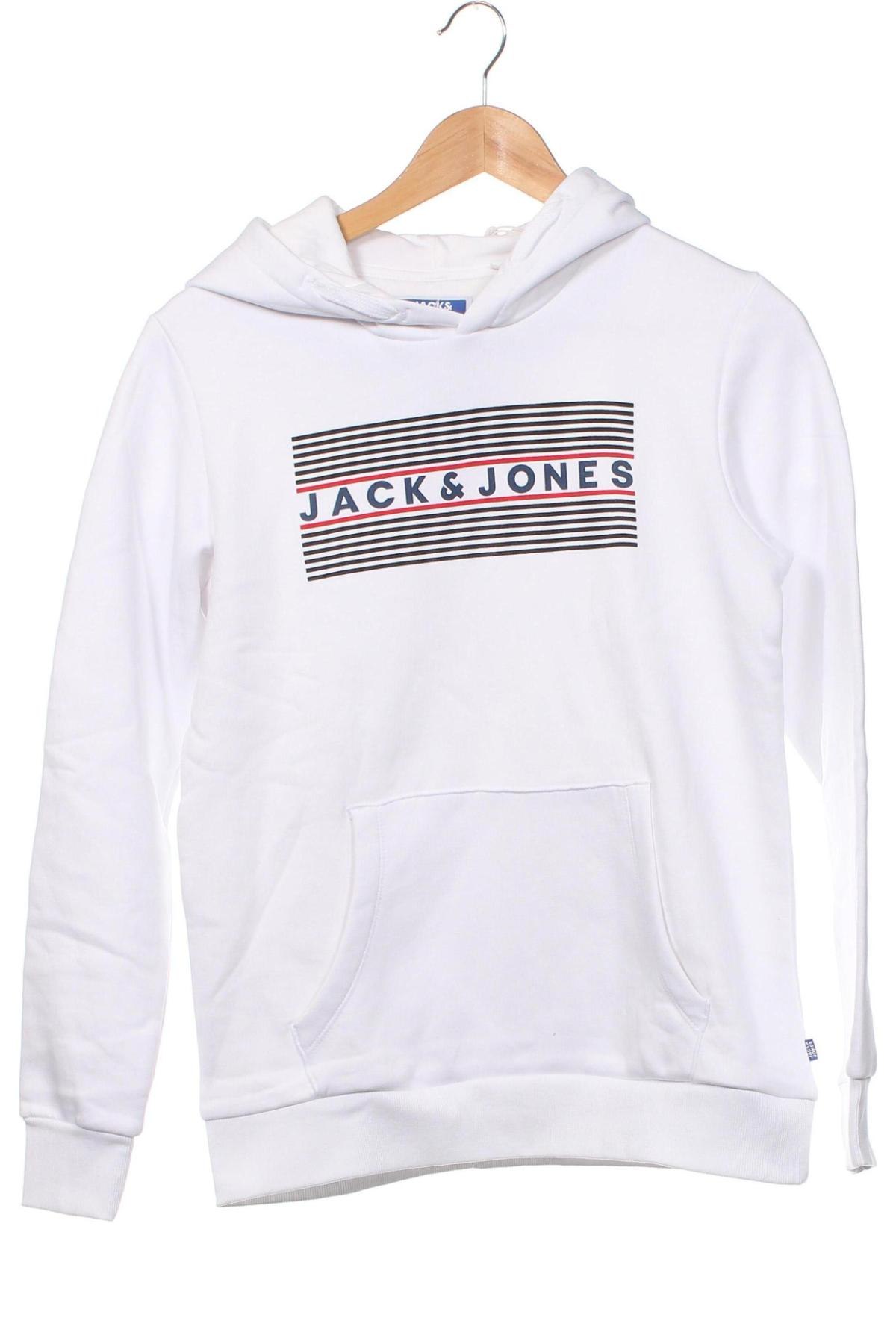Kinder Sweatshirts Jack & Jones, Größe 13-14y/ 164-168 cm, Farbe Weiß, Preis 11,86 €