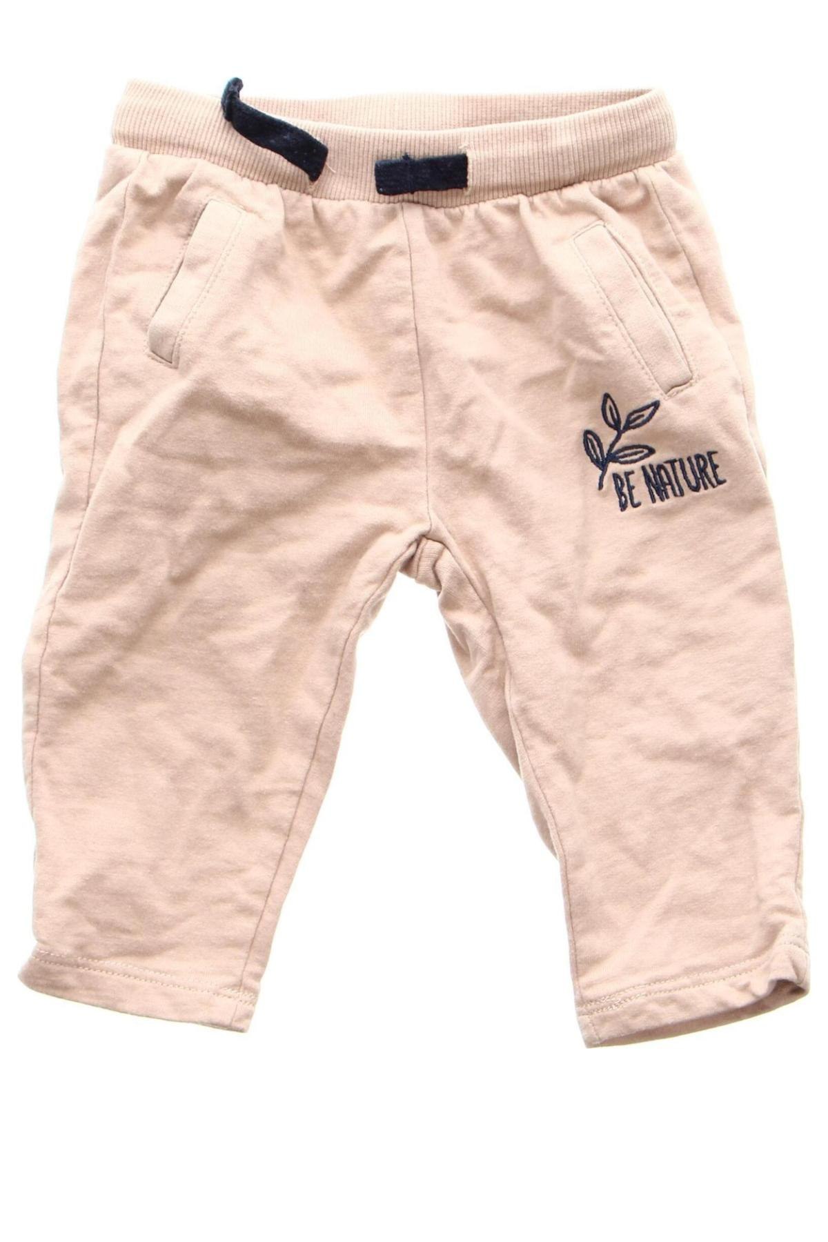 Pantaloni de trening, pentru copii, Mărime 6-9m/ 68-74 cm, Culoare Bej, Preț 16,84 Lei