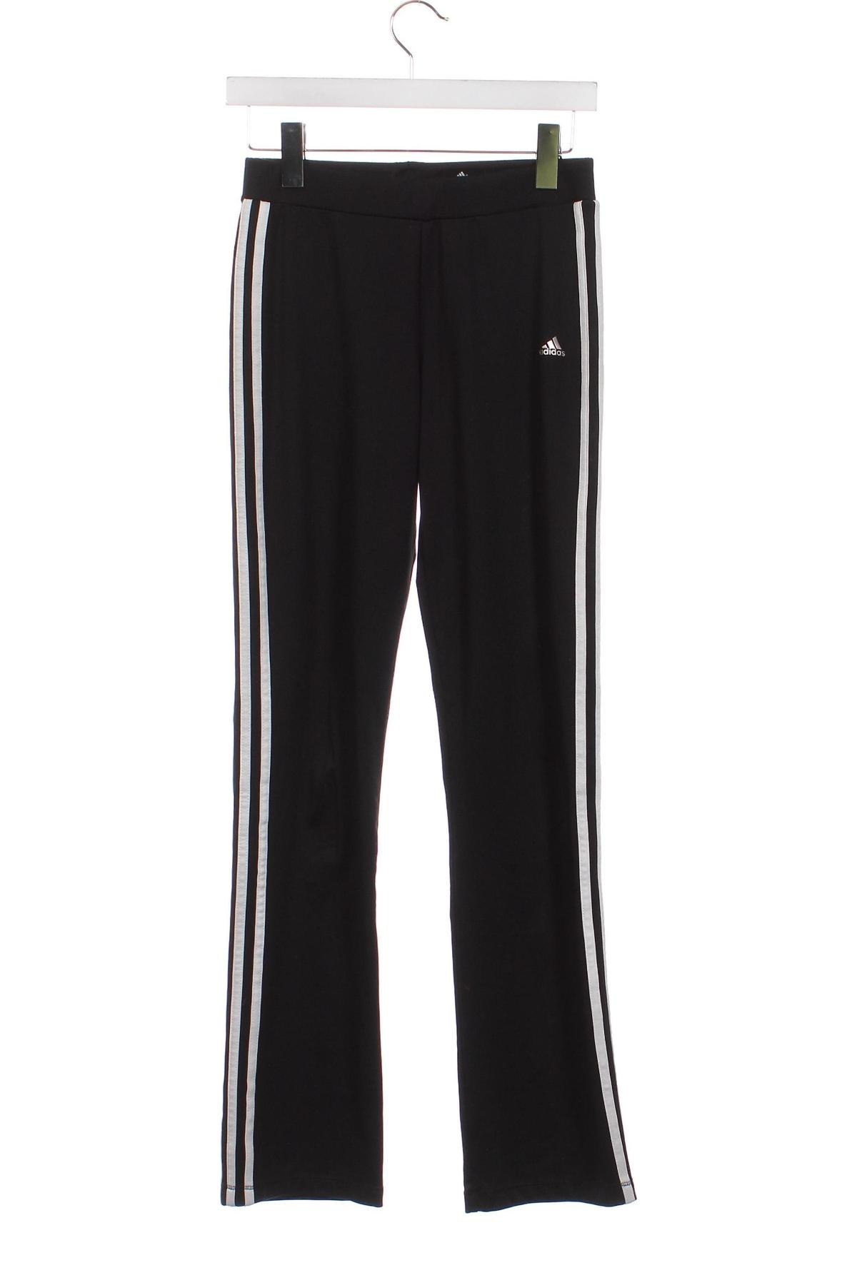 Детско спортно долнище Adidas, Размер 14-15y/ 168-170 см, Цвят Черен, Цена 46,00 лв.