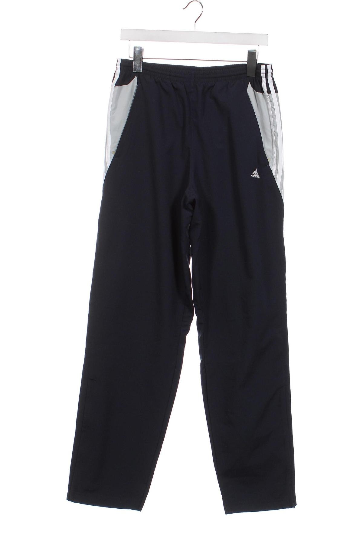 Pantaloni de trening, pentru copii Adidas, Mărime 15-18y/ 170-176 cm, Culoare Albastru, Preț 50,33 Lei