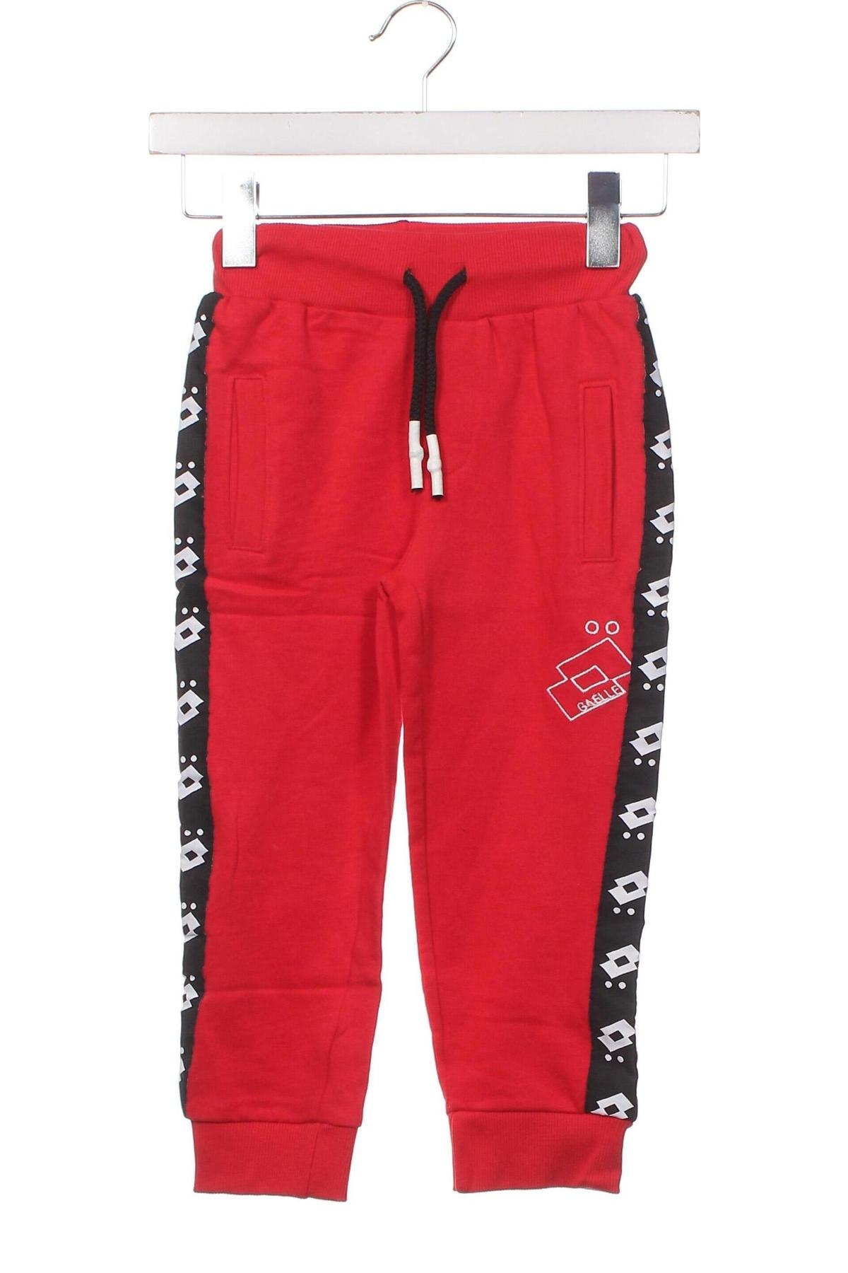 Pantaloni de trening, pentru copii Gaelle Paris, Mărime 3-4y/ 104-110 cm, Culoare Roșu, Preț 78,08 Lei