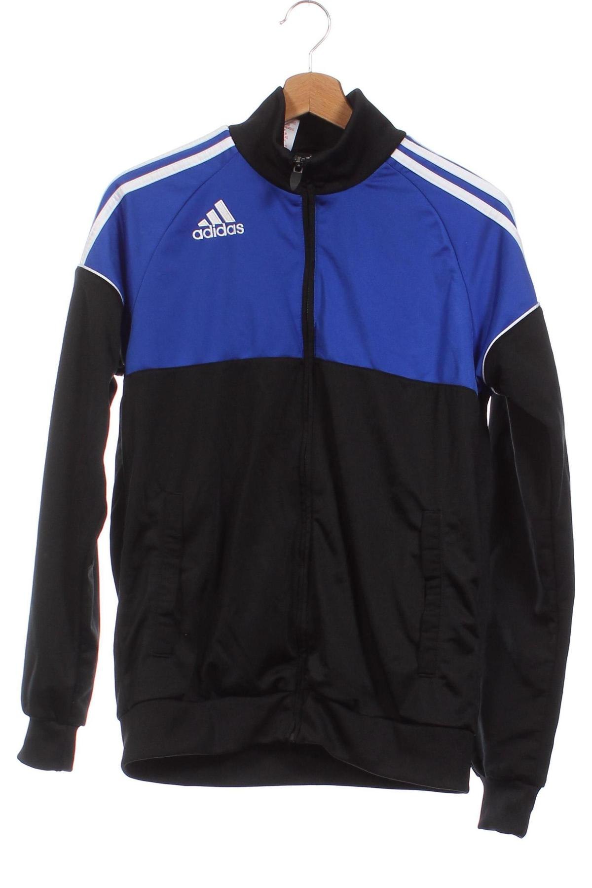 Детско спортно горнище Adidas, Размер 15-18y/ 170-176 см, Цвят Черен, Цена 34,00 лв.