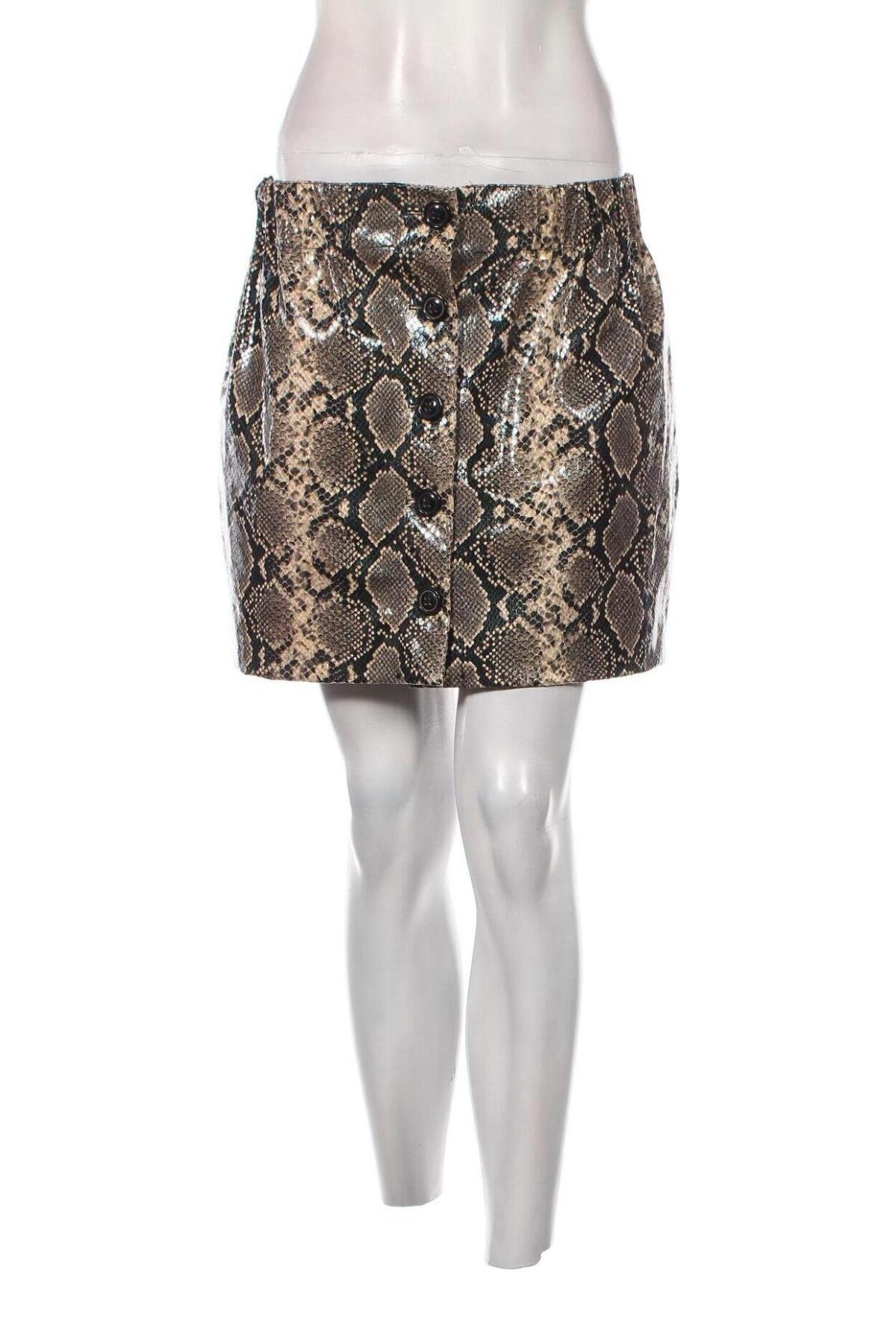 Δερμάτινη φούστα Zara, Μέγεθος M, Χρώμα Πολύχρωμο, Τιμή 10,23 €