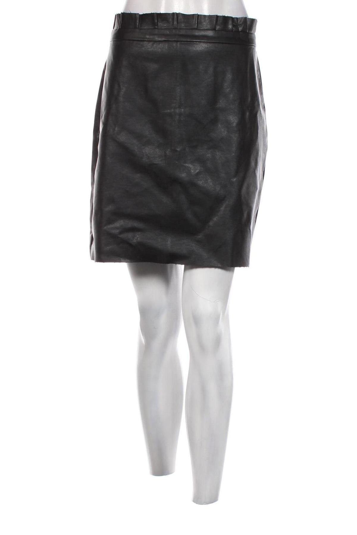 Δερμάτινη φούστα Zebra, Μέγεθος L, Χρώμα Μαύρο, Τιμή 3,05 €