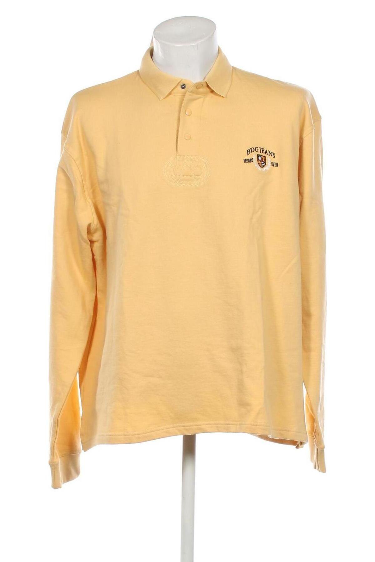 Мъжка блуза BDG, Размер L, Цвят Жълт, Цена 10,44 лв.